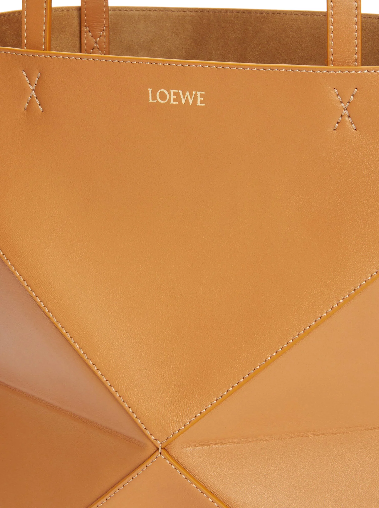 PUZZLE FOLD TOTE BAG IN POLISHED CALFSKIN - Image 8