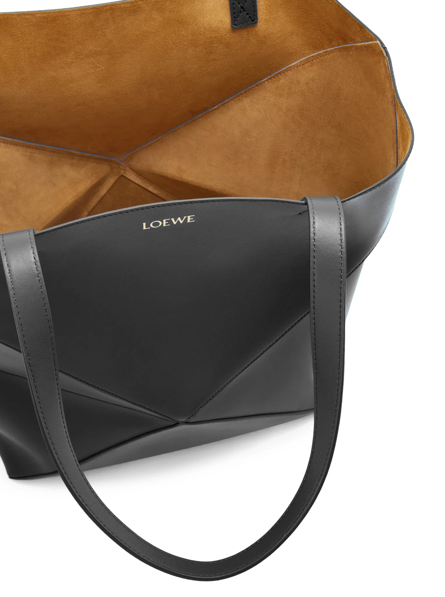 PUZZLE FOLD TOTE XL BAG IN POLISHED CALFSKIN - Image 8