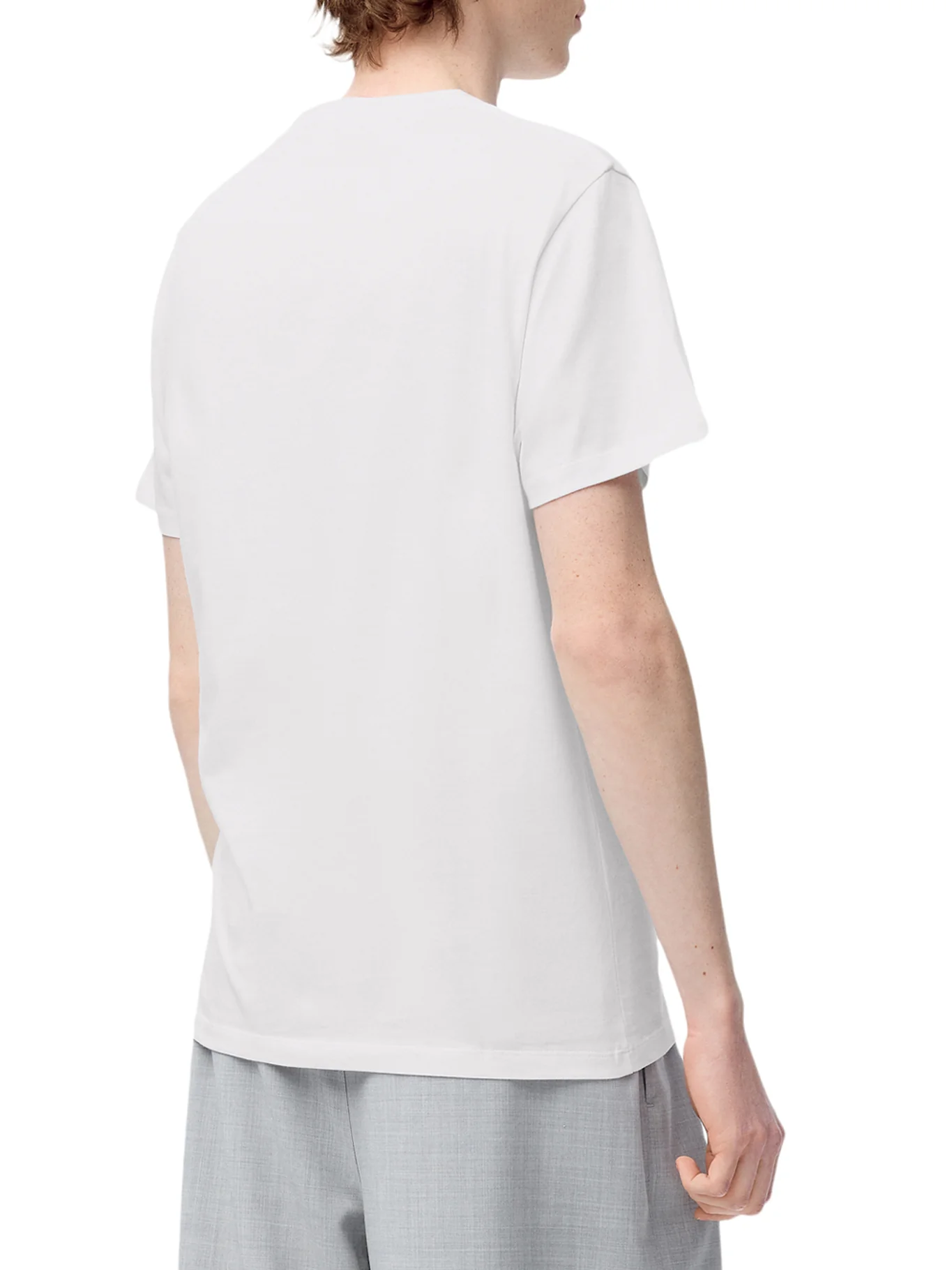 REGULAR FIT COTTON T-SHIRT WITH ANAGRAM - Image 3