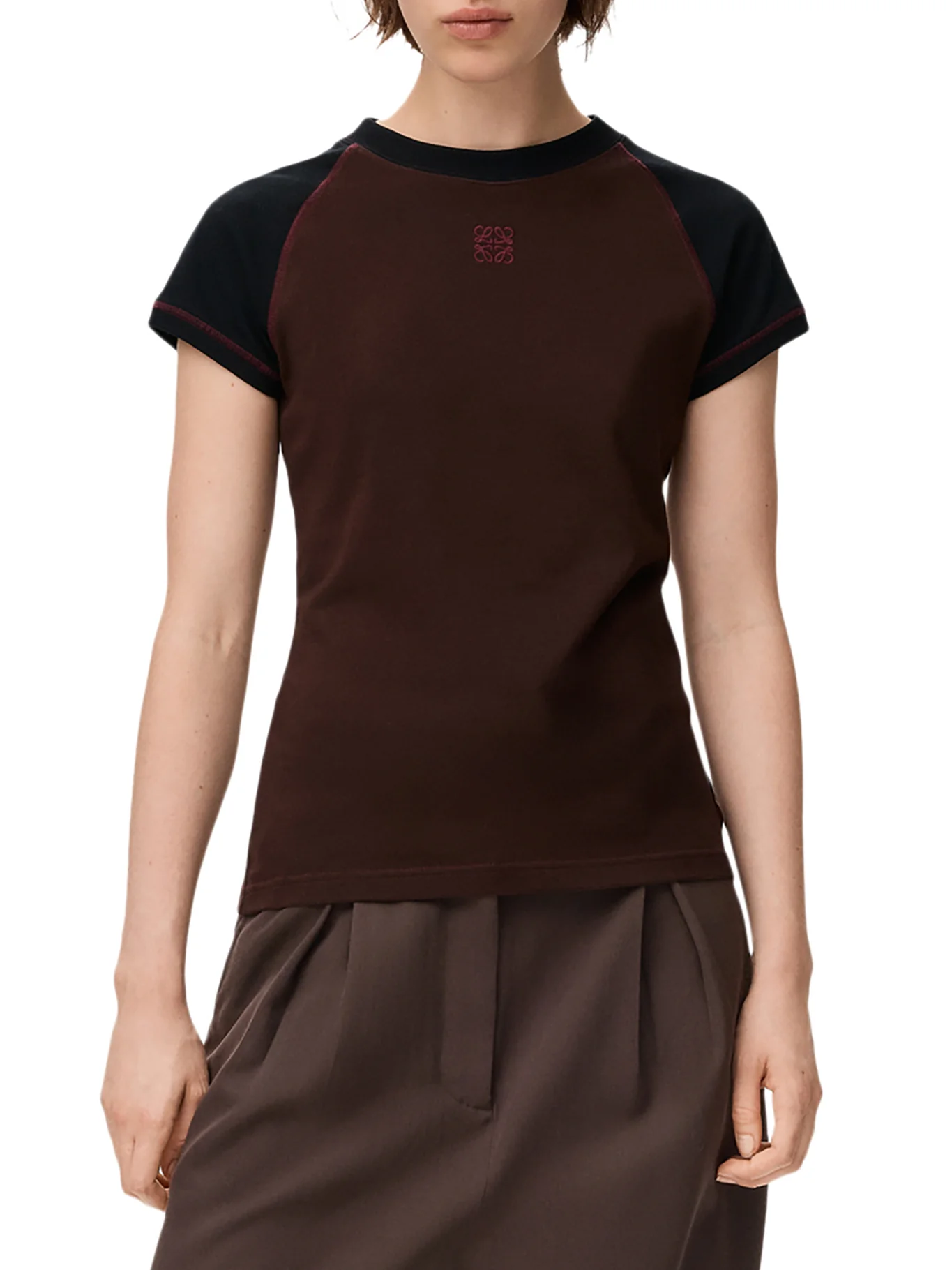 SLIM FIT T-SHIRT IN COTTON BLEND - Image 3