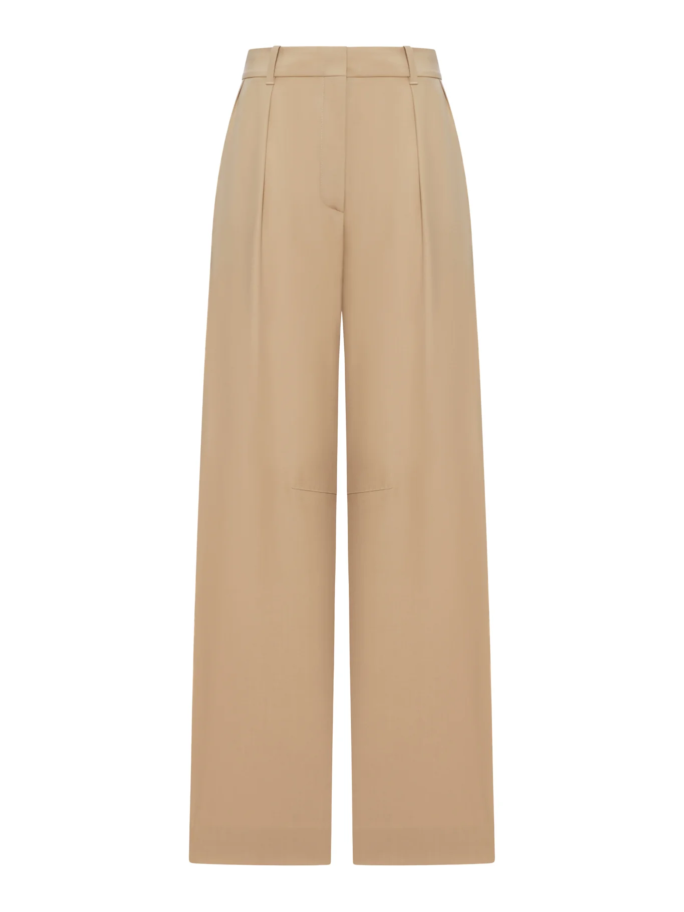 TAILORED BARREL WOOL TROUSERS