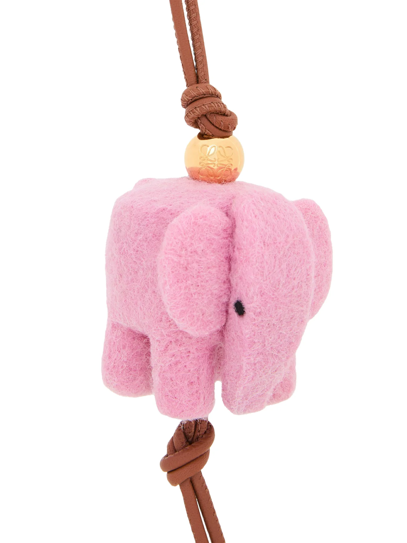 ELEPHANT PENDANT IN FELT AND CALFSKIN - Image 2