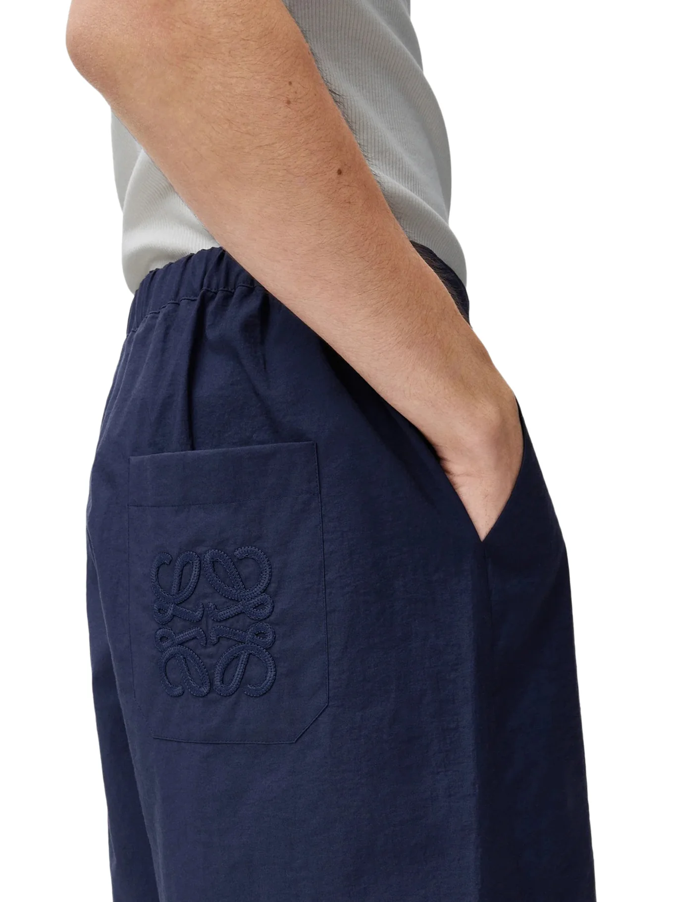 FLUID COTTON POPLIN SHORTS - Image 5