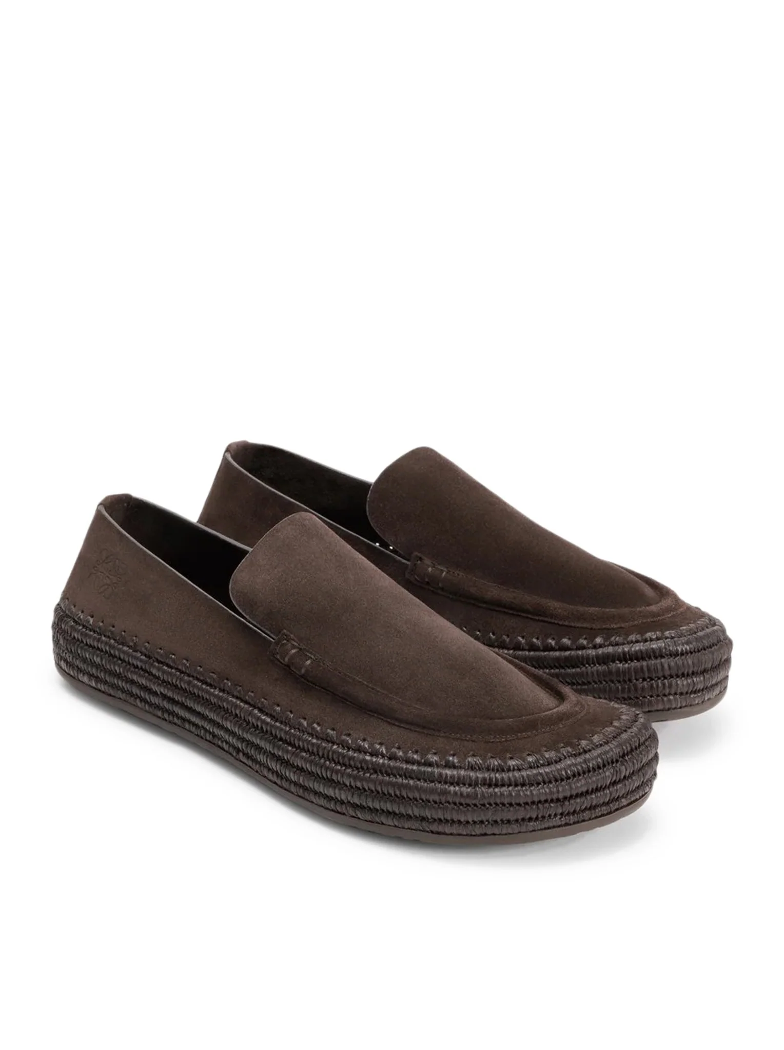 RIO SUEDE AND RAFFIA LOAFERS - Image 3