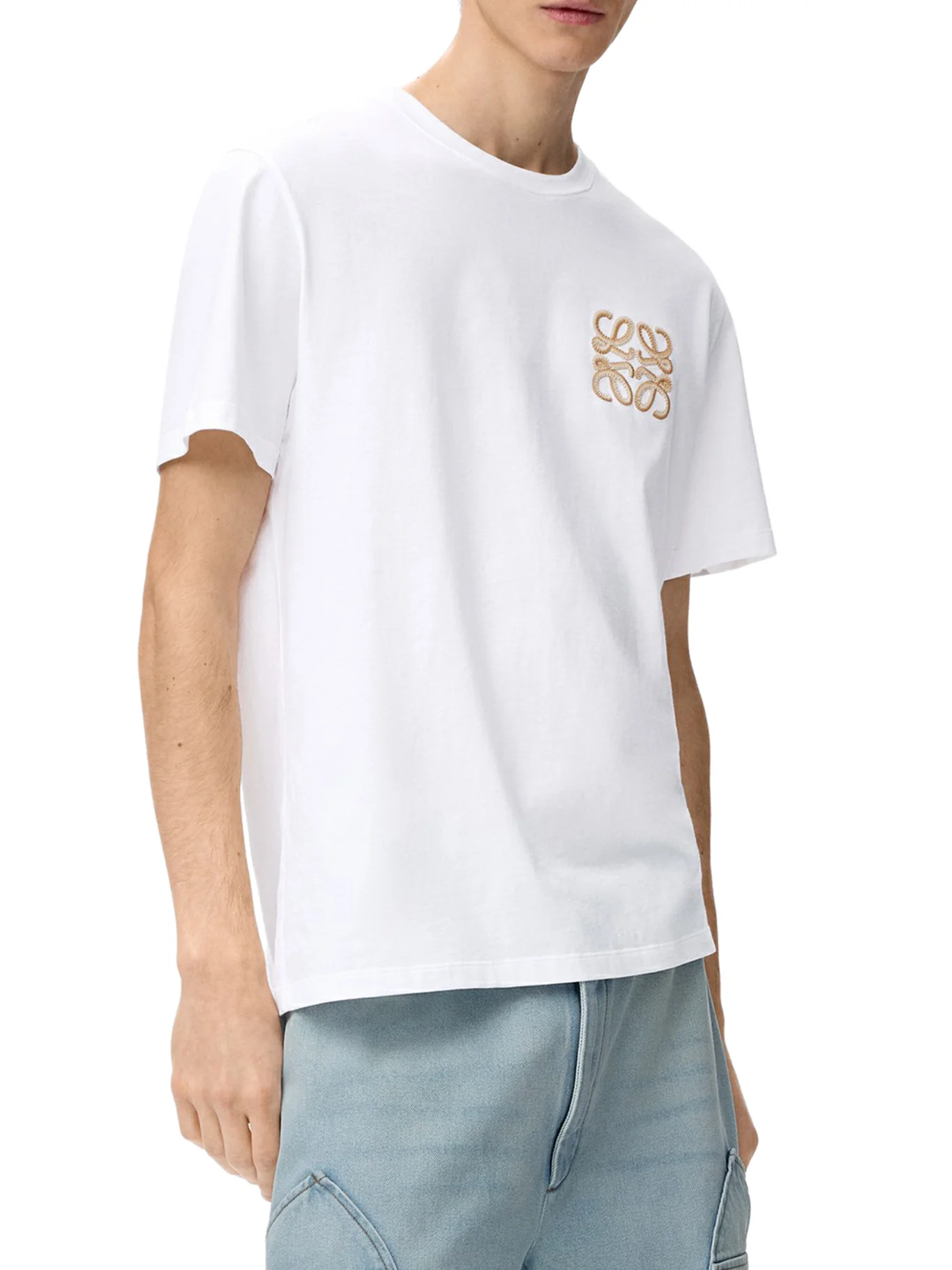 T-SHIRT WITH ANAGRAM EMBROIDERY - Image 3