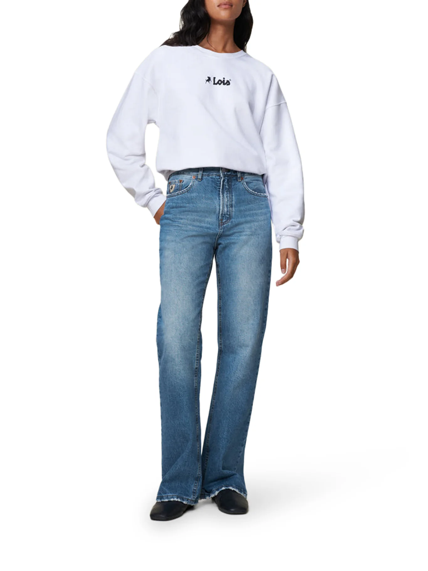 NINETTE HIGH RISE FLARE JEANS - Image 2