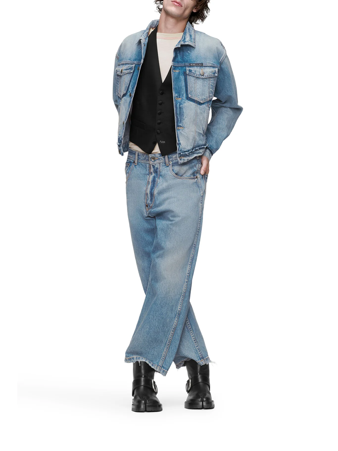 COTTON DENIM CABAN - Image 2