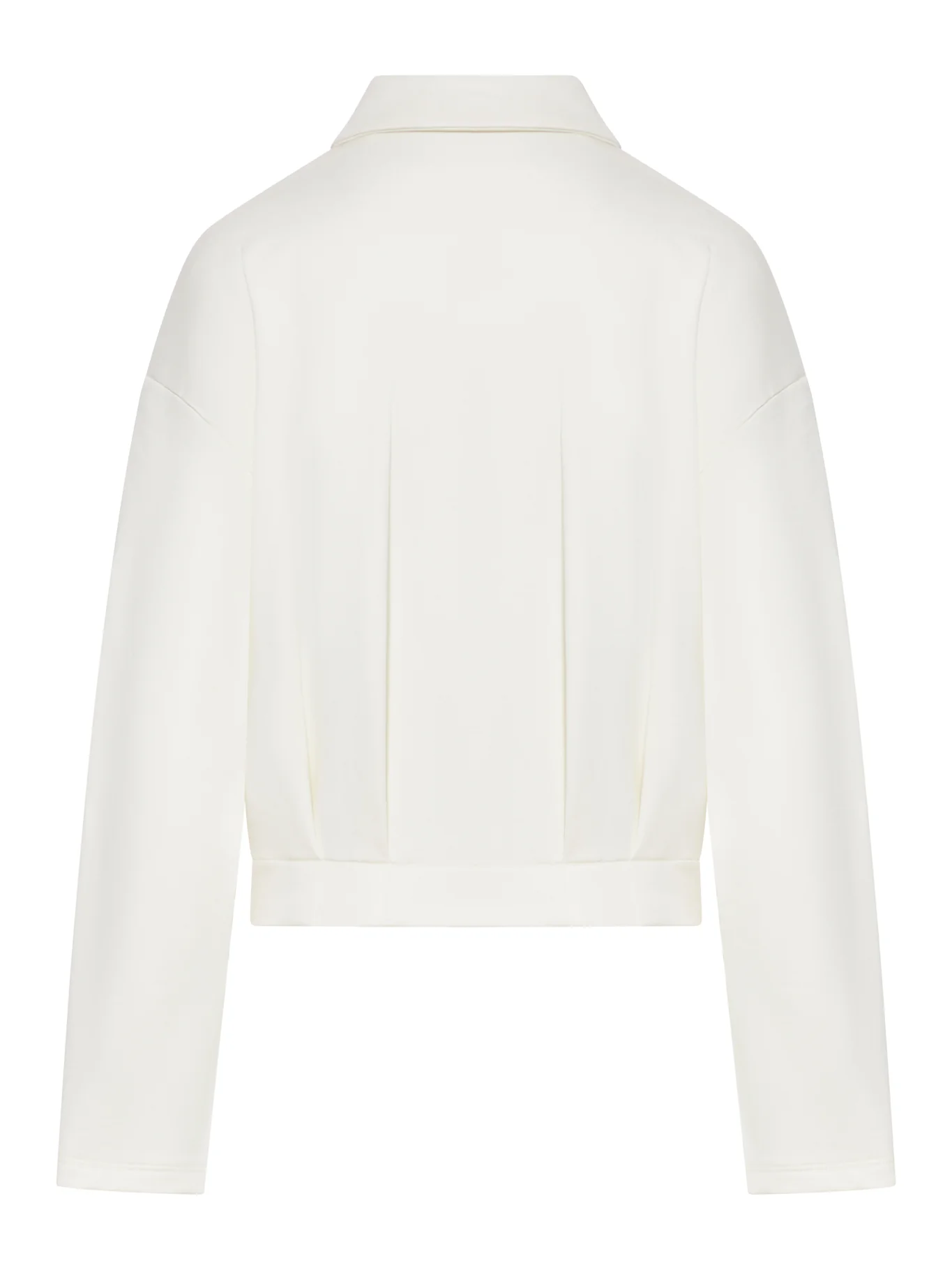 SILK AND COTTON CROP SWEATSHIRT - Image 2