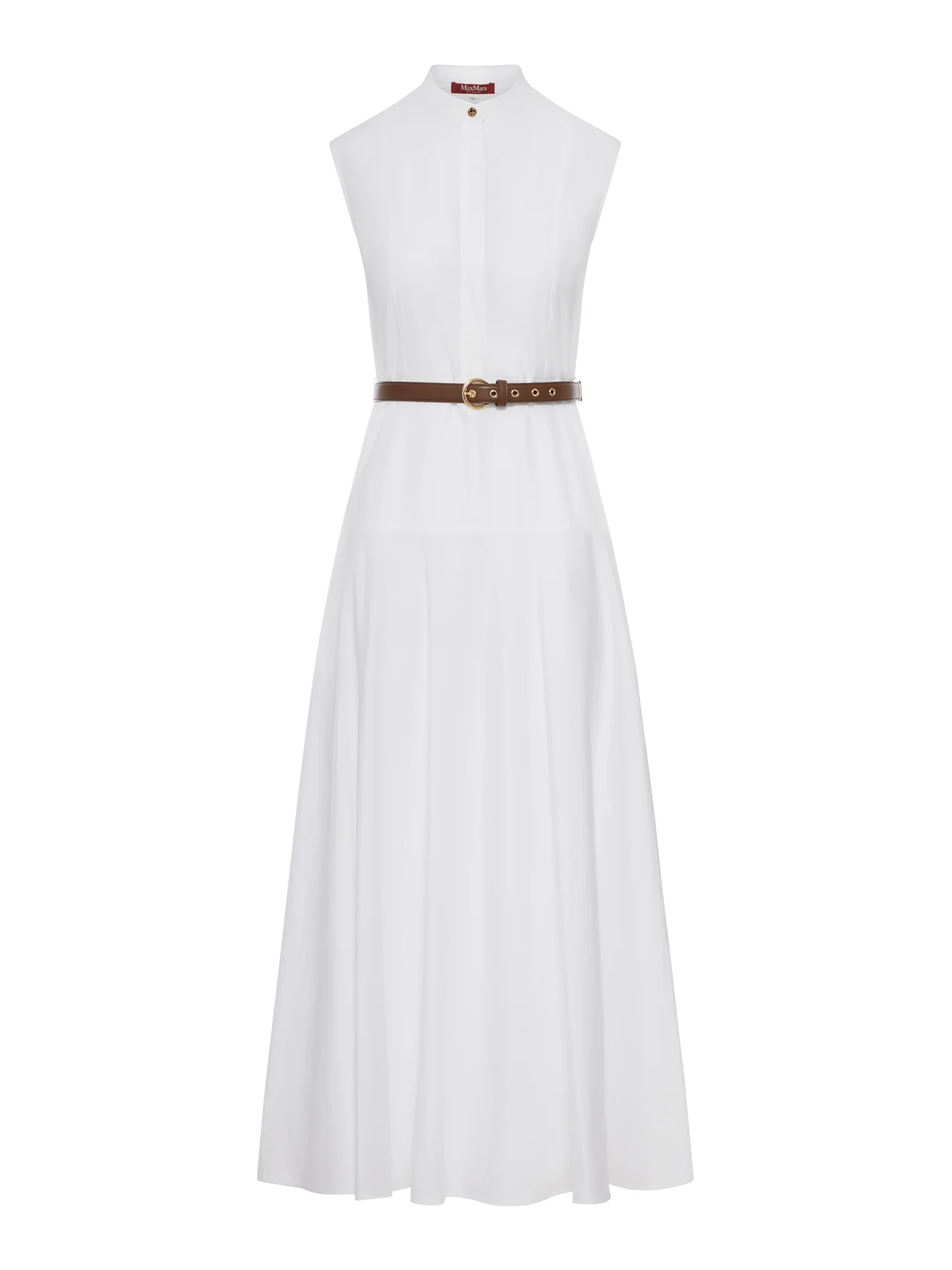 COTTON POPLIN WHEEL-SHAPED DRESS