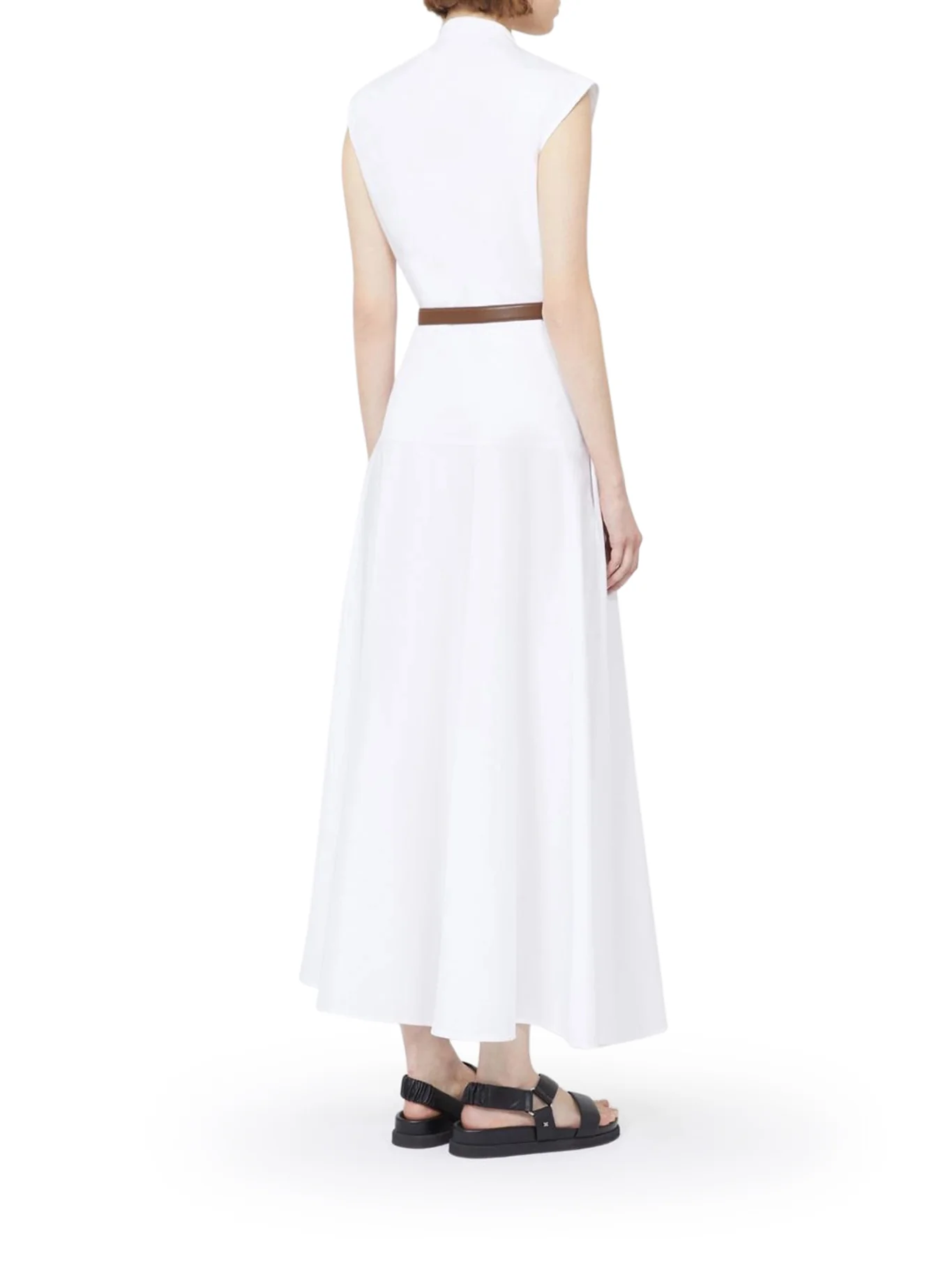 COTTON POPLIN WHEEL-SHAPED DRESS - Image 3