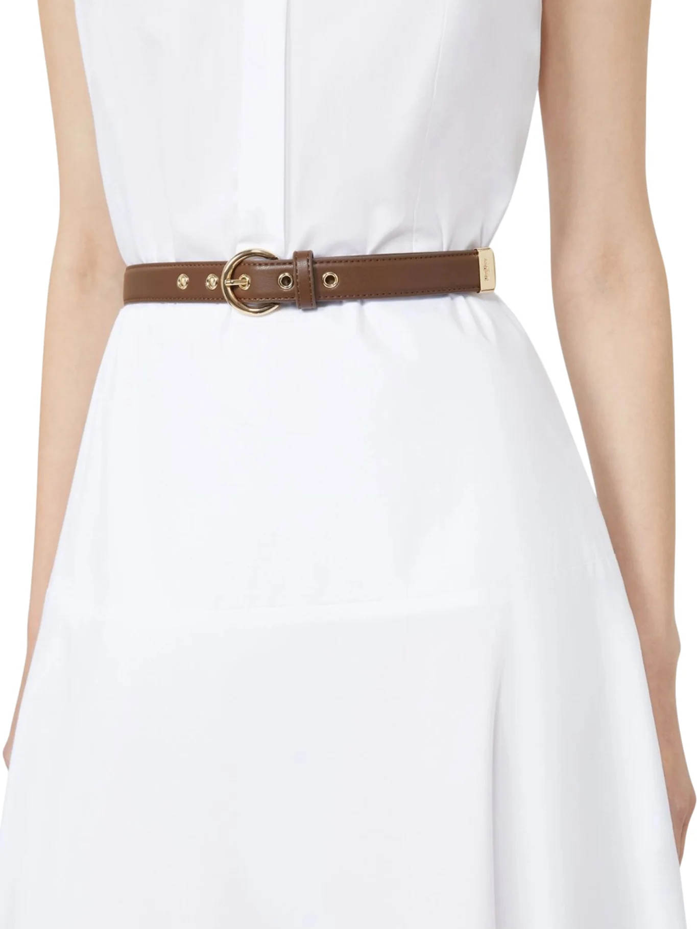 COTTON POPLIN WHEEL-SHAPED DRESS - Image 4