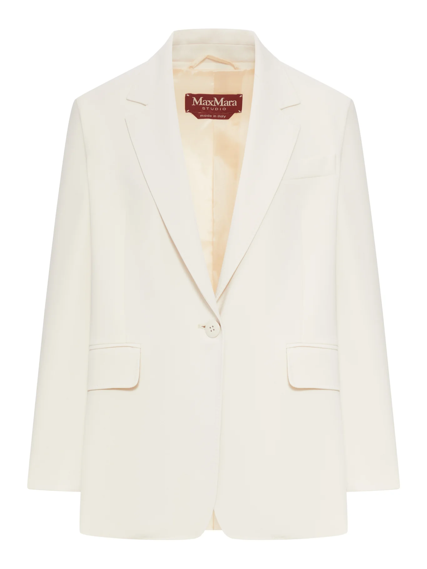 SINGLE-BREASTED CADY BLAZER