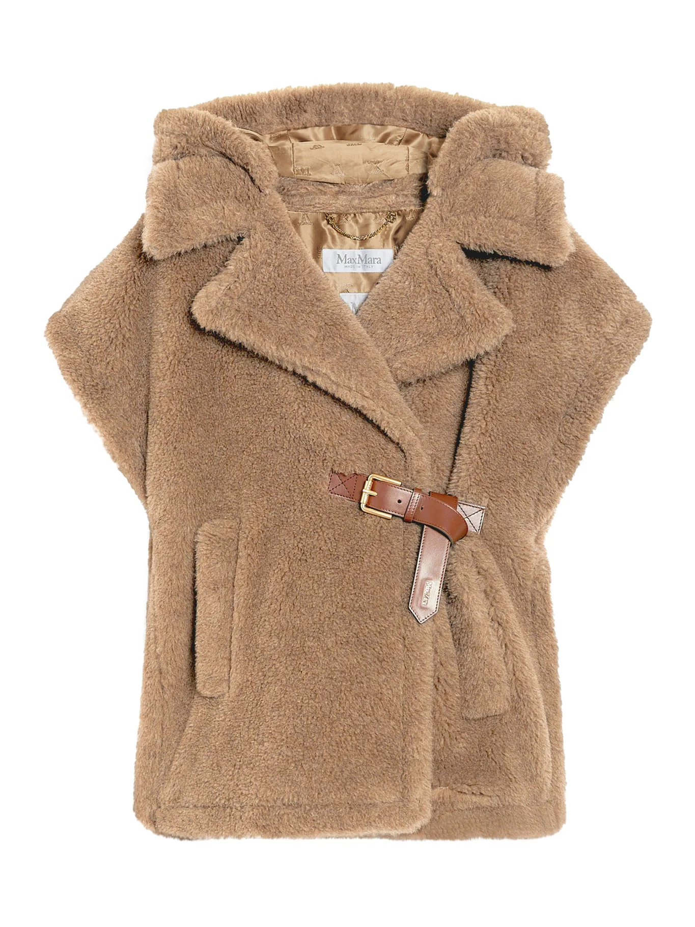 TEDDY FABRIC VEST CAPE