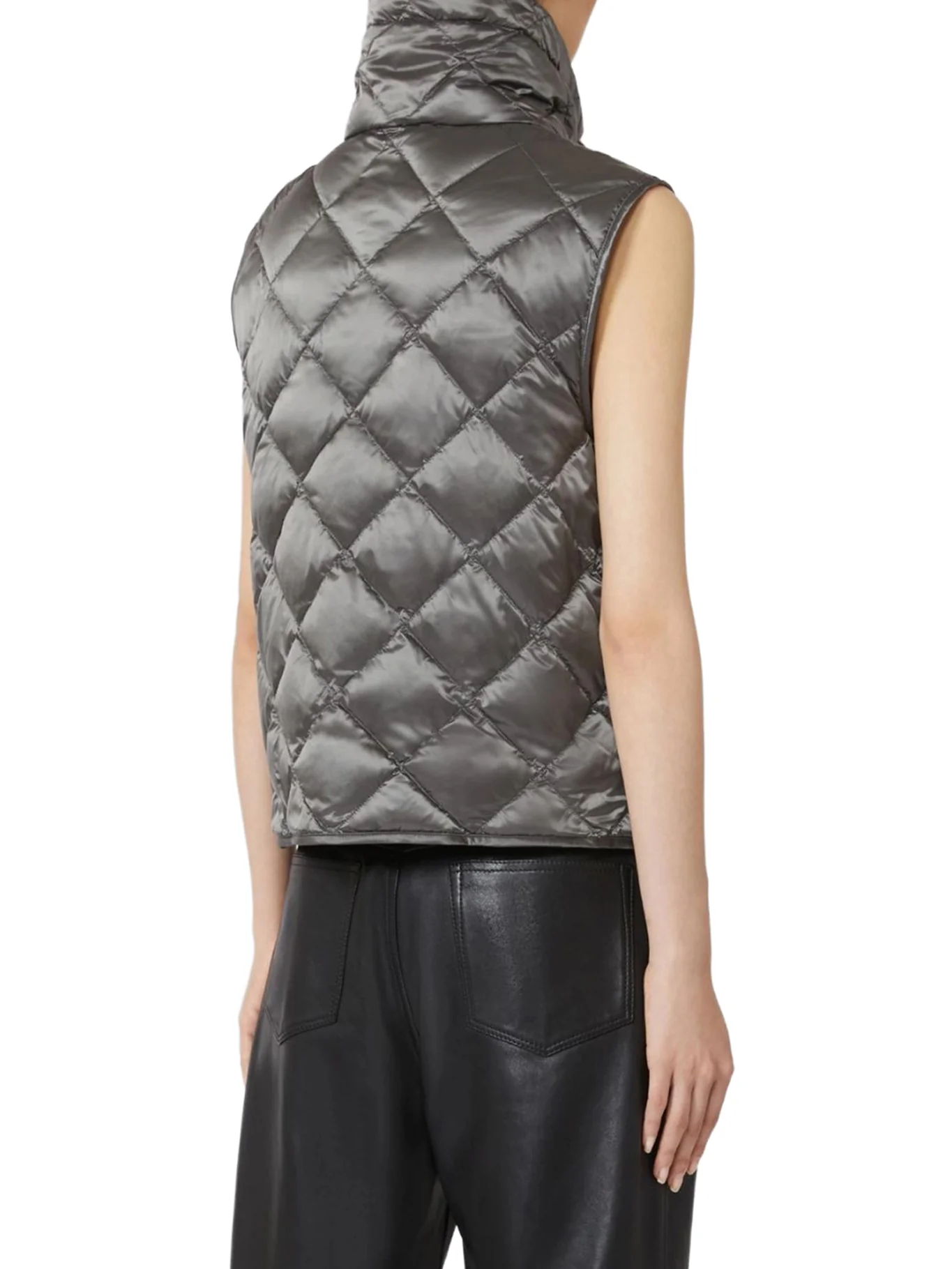PADDED VEST IN DROP-RESISTANT NYLON CANVAS - Image 4