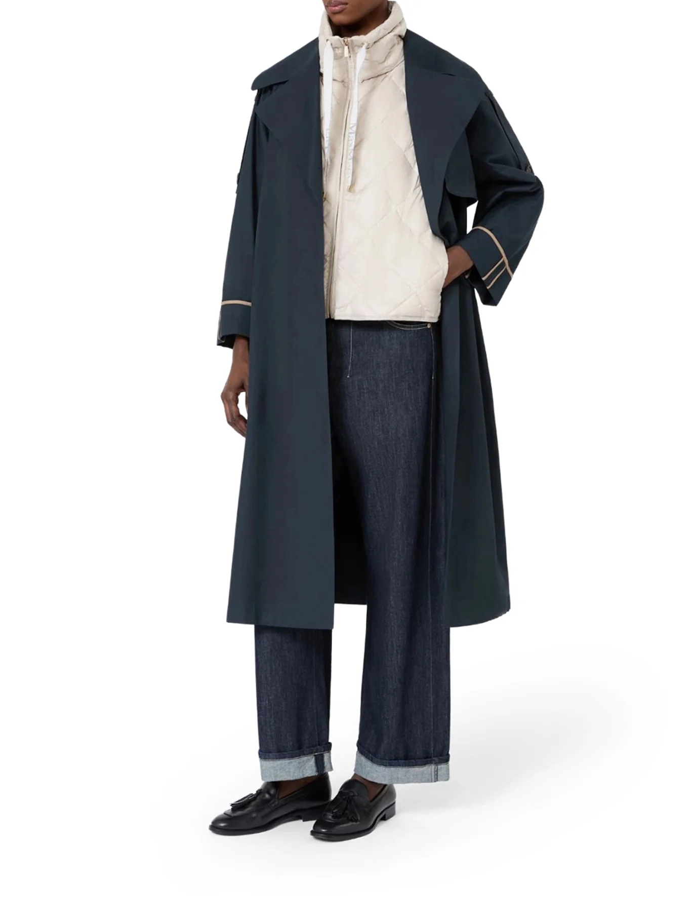 PADDED VEST IN DROP-RESISTANT NYLON CANVAS - Image 2