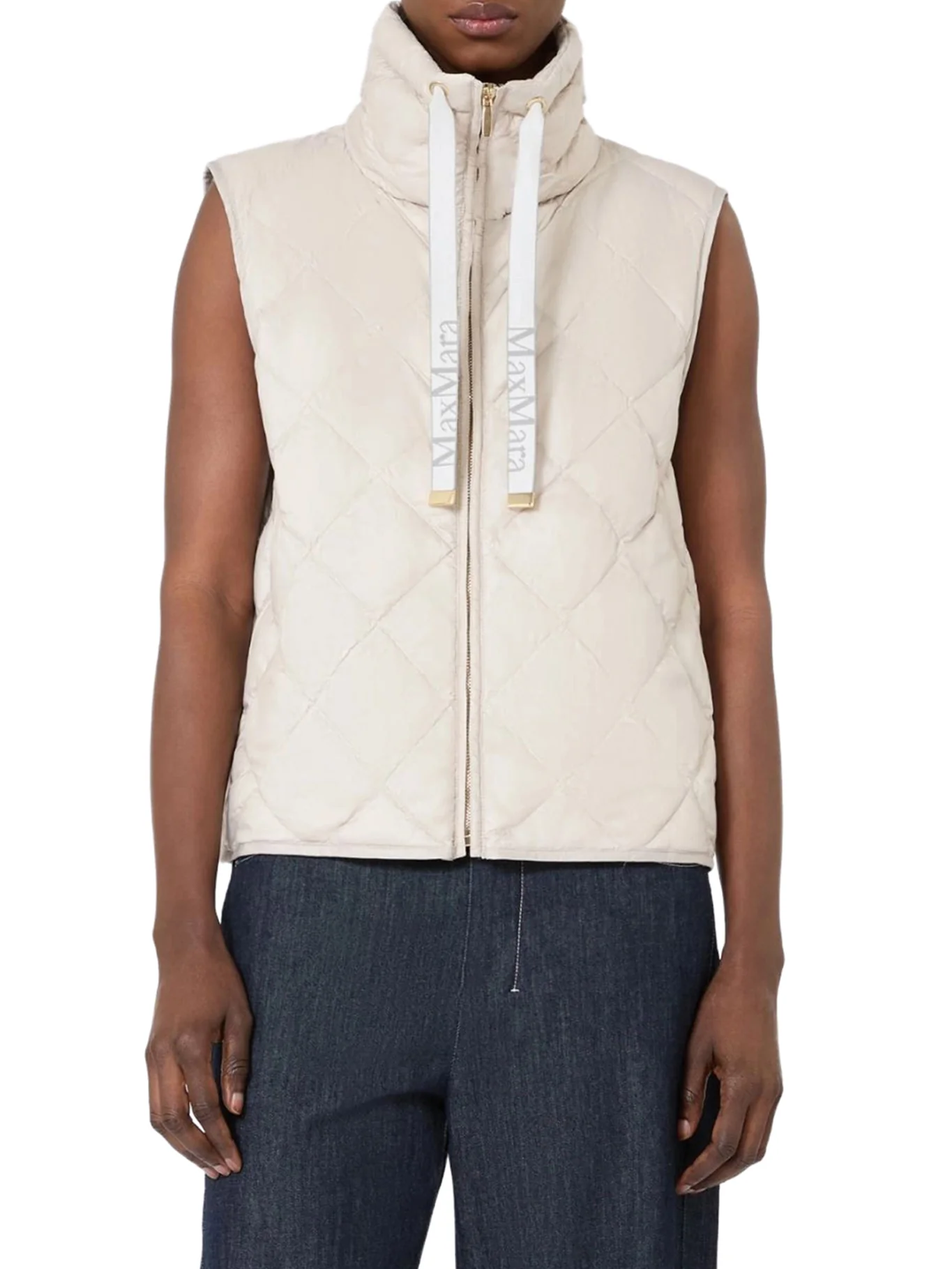 PADDED VEST IN DROP-RESISTANT NYLON CANVAS - Image 3