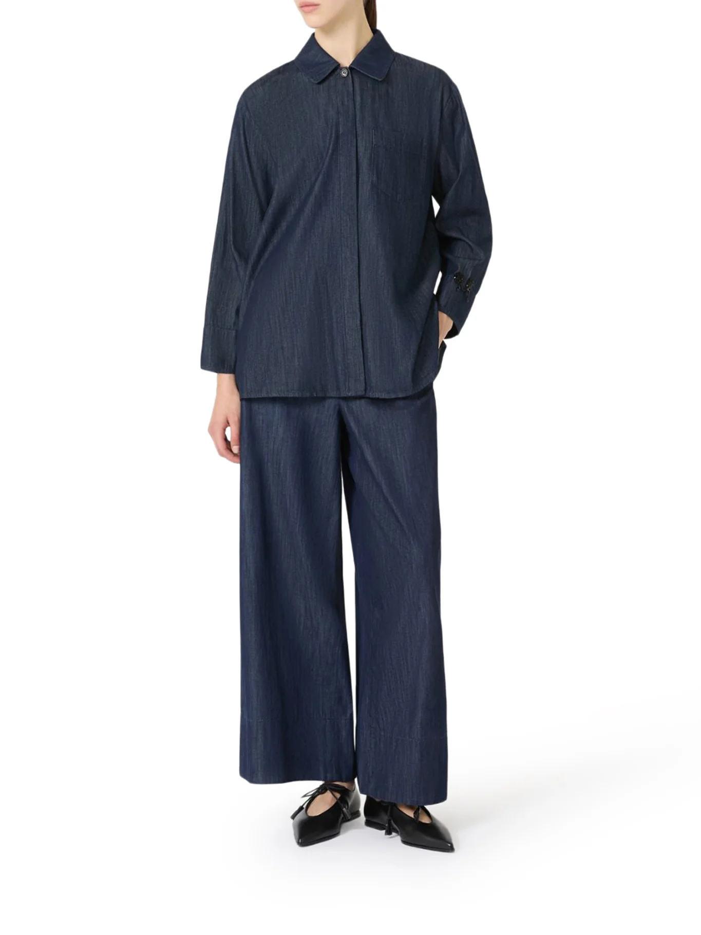 REGULAR FIT DENIM SHIRT - Image 2
