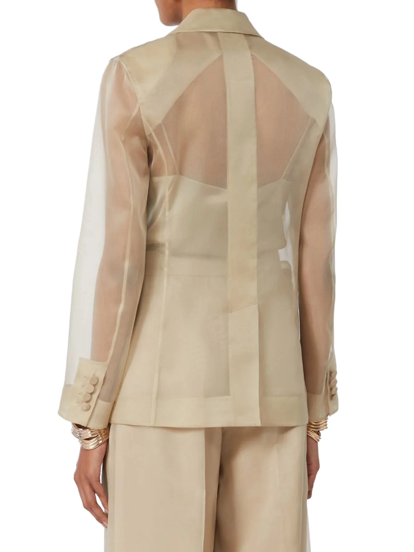 SILK ORGANZA SLOGAN JACKET - Image 4