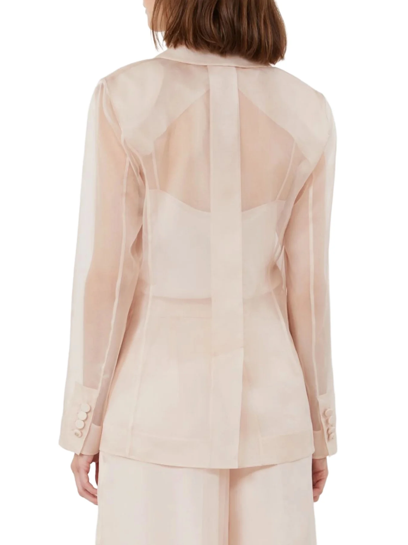 SILK ORGANZA SLOGAN JACKET - Image 4