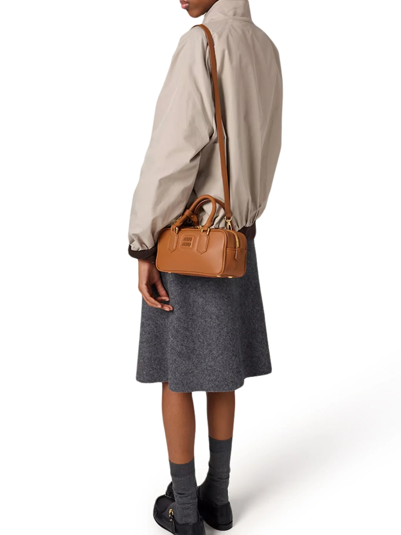 ARCADIE SMOOTH LEATHER BAG - Image 2