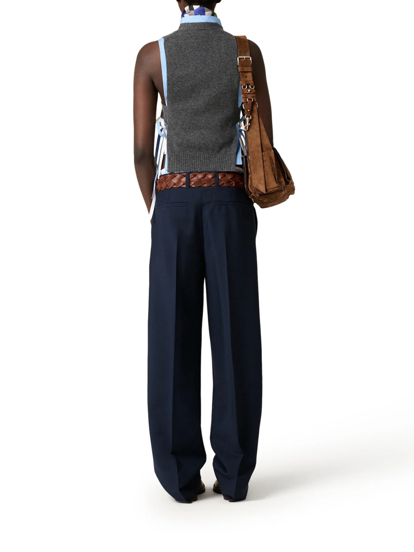 CASHMERE CARDIGAN VEST - Image 4
