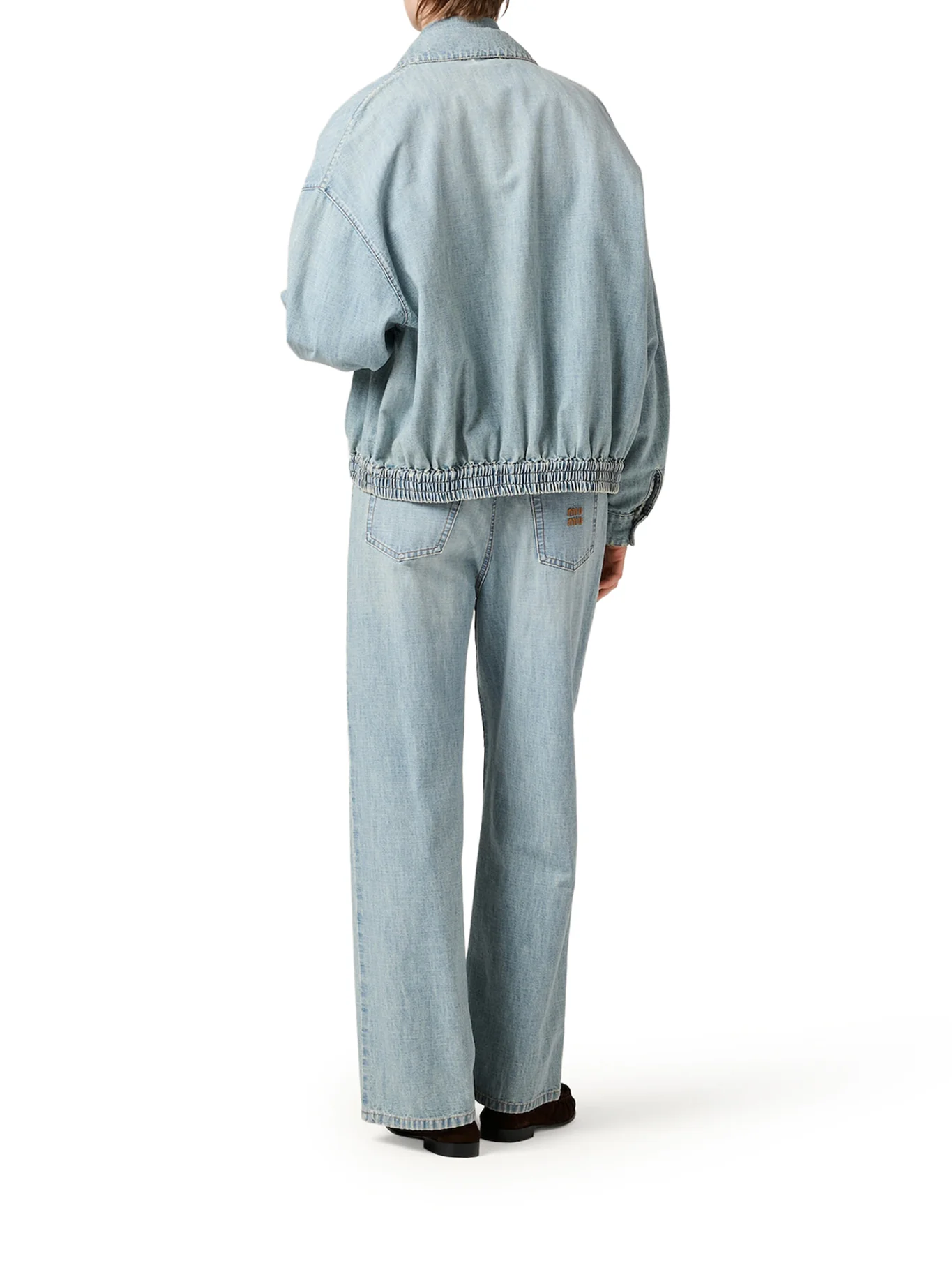 CHAMBRAY DENIM JEANS - Image 3