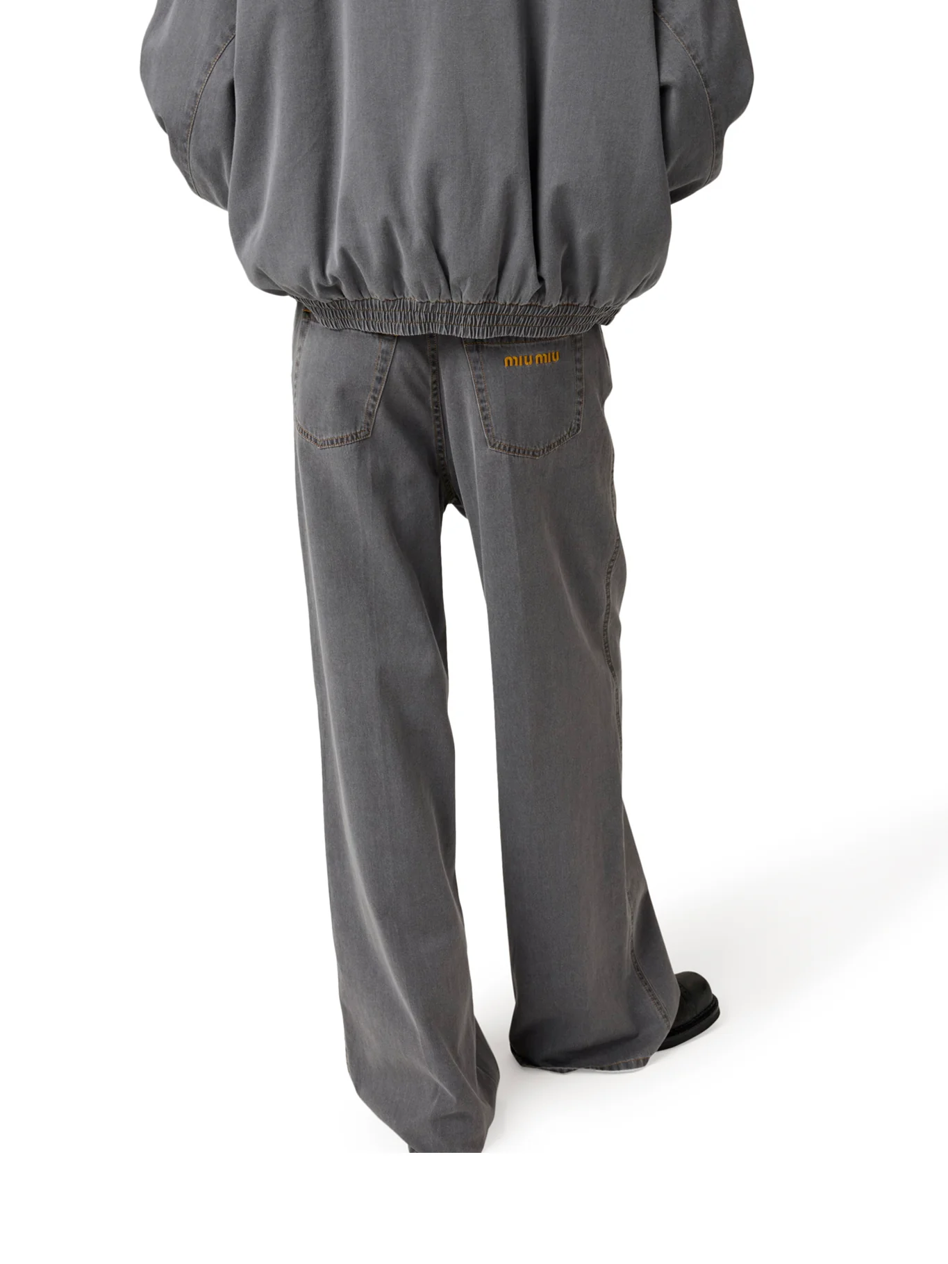 CHAMBRAY DENIM TROUSERS - Image 3