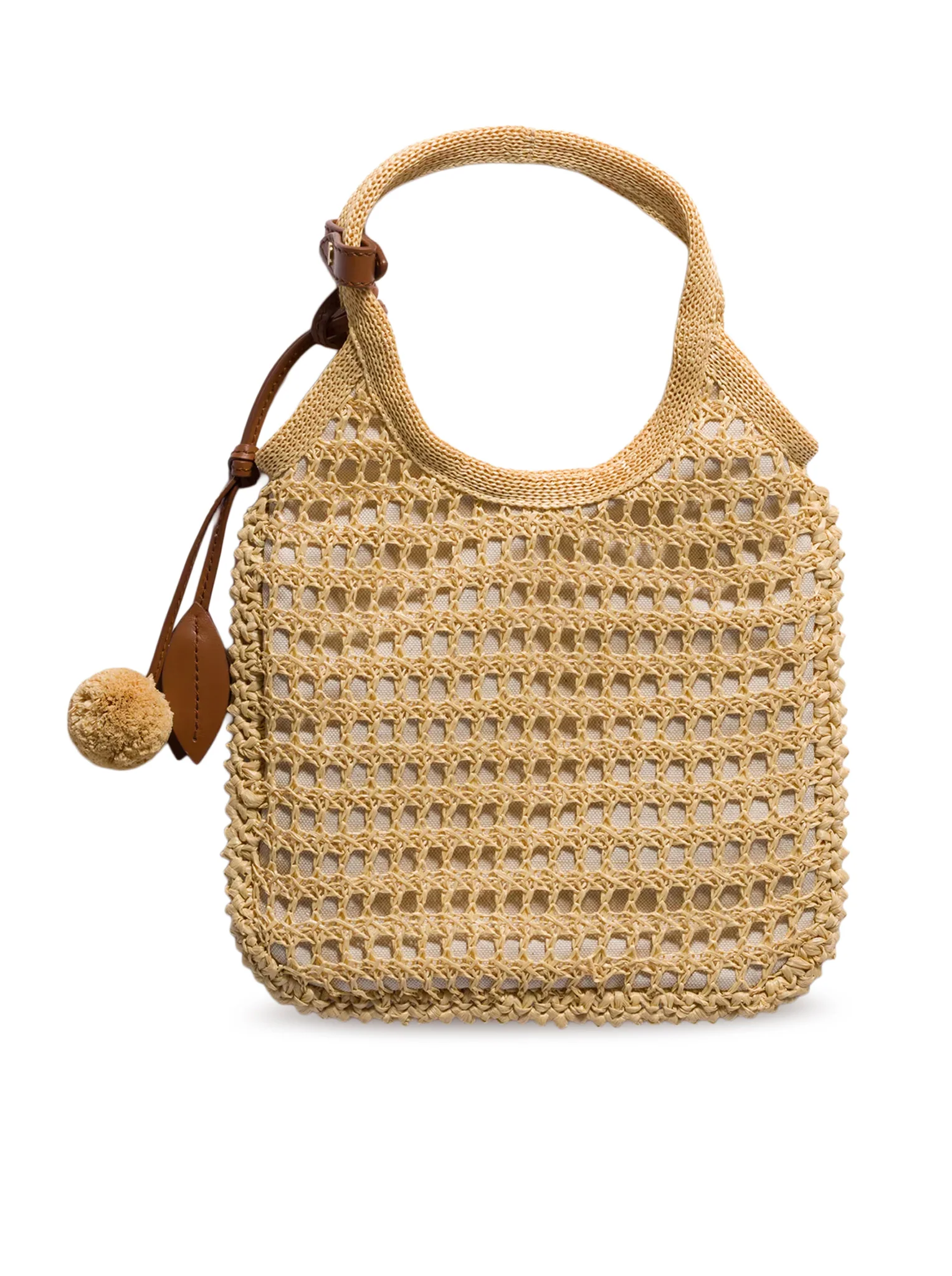IVY RAFFIA CROCHET HANDBAG - Image 3