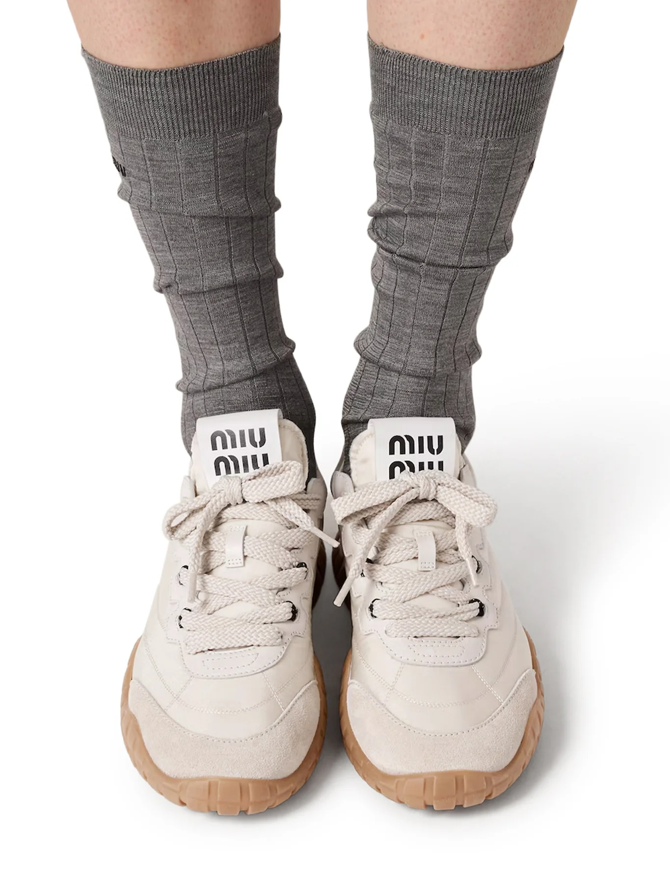 TYRE SNEAKERS IN TECHNICAL FABRIC AND SUEDE - Image 2