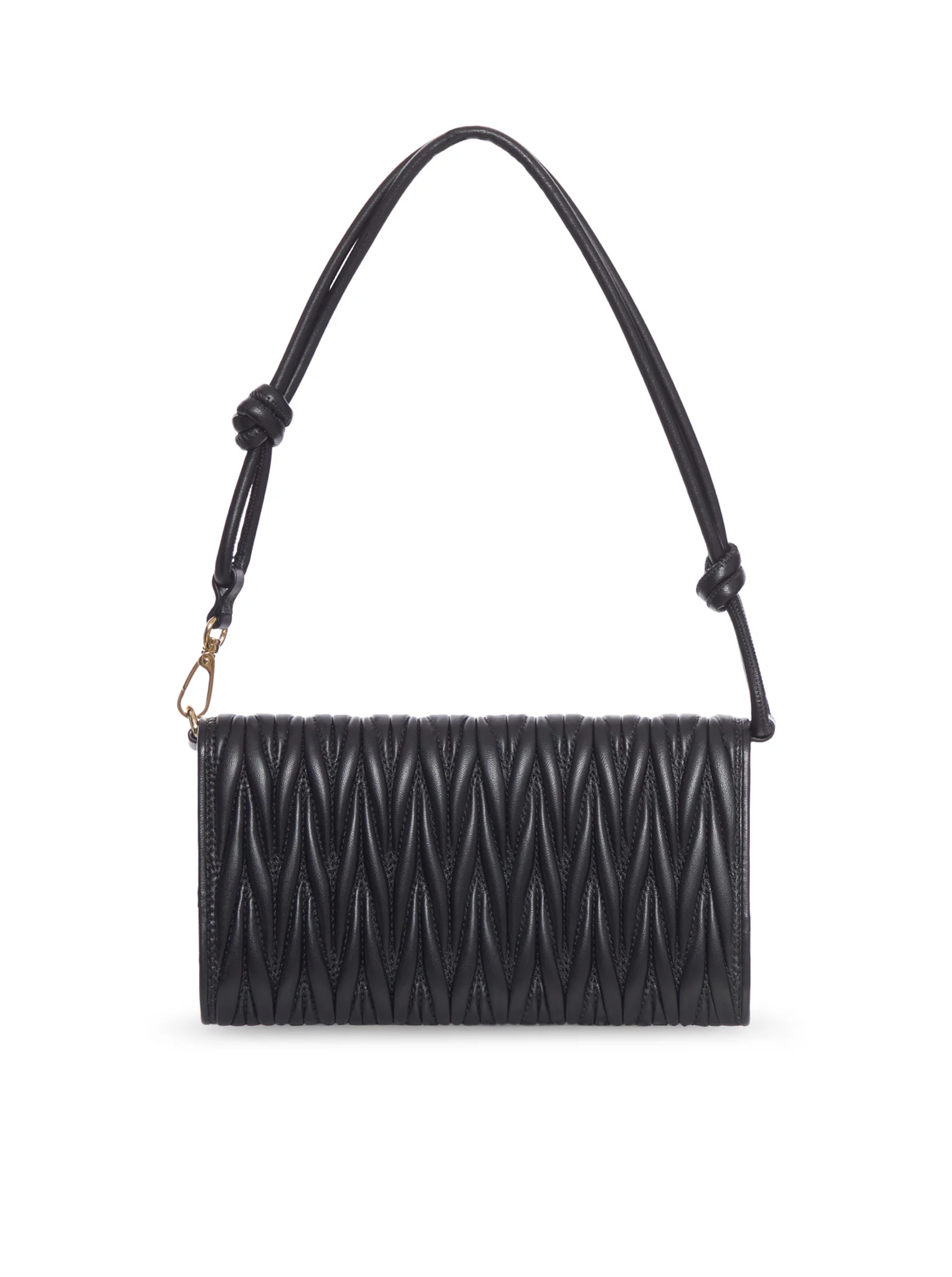 WALLET ON CHAIN IN MATELASSÉ LEATHER - Image 3