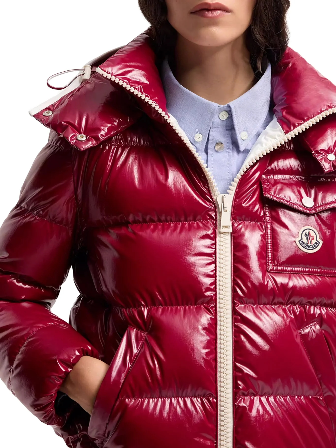 ANDRO SHORT DOWN JACKET WITH HOOD - Image 7