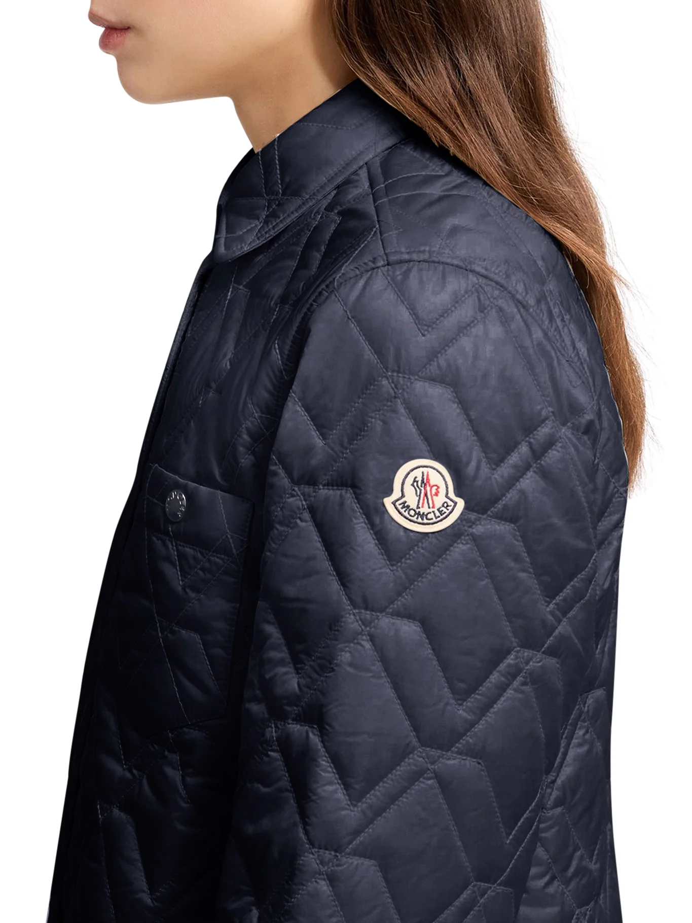 DIAMOND QUILTED PADDED SHIRT JACKET - Image 5