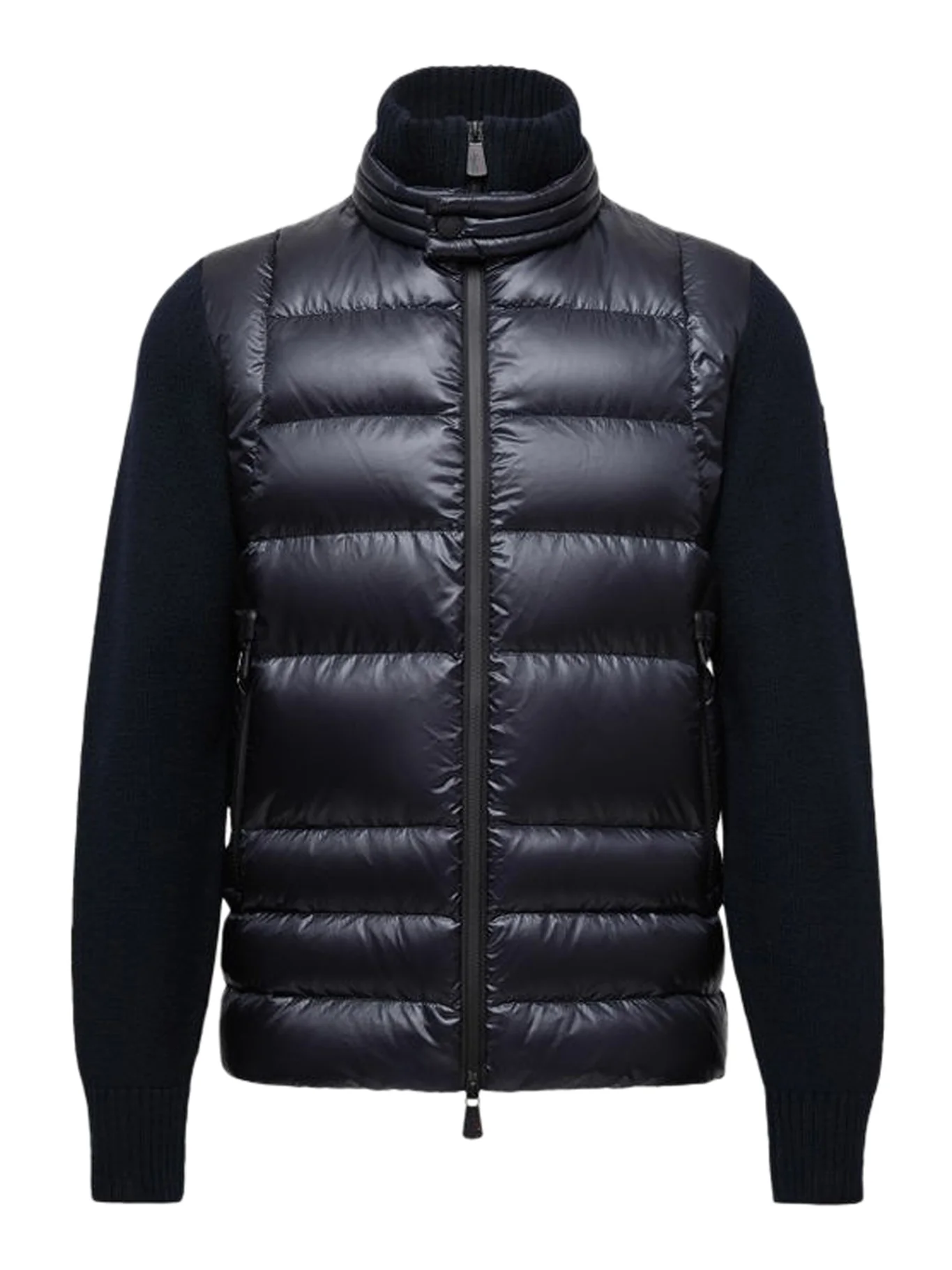 WOOL PADDED CARDIGAN WITH ZIP