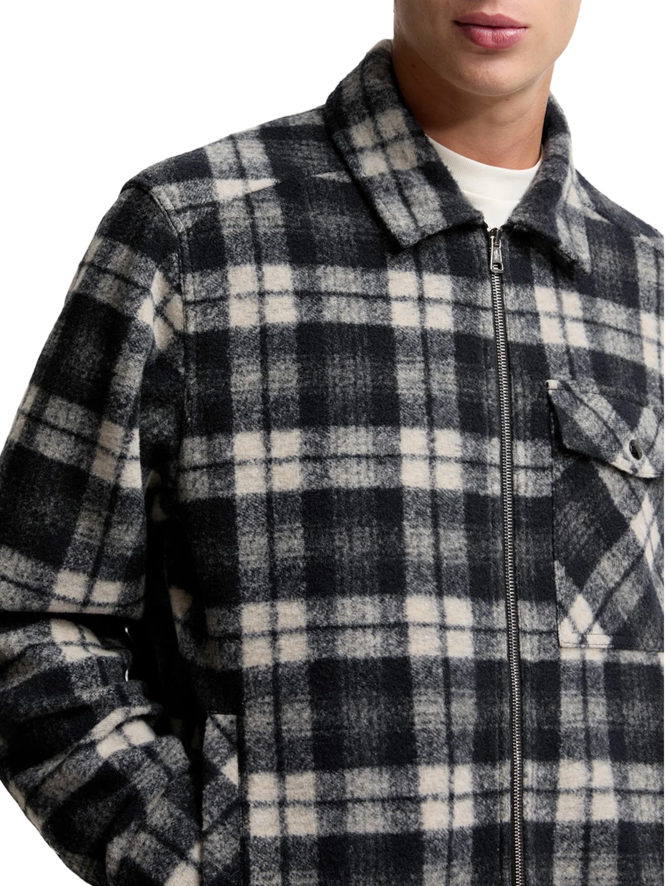 LONG-SLEEVED TARTAN SHIRT - Image 5