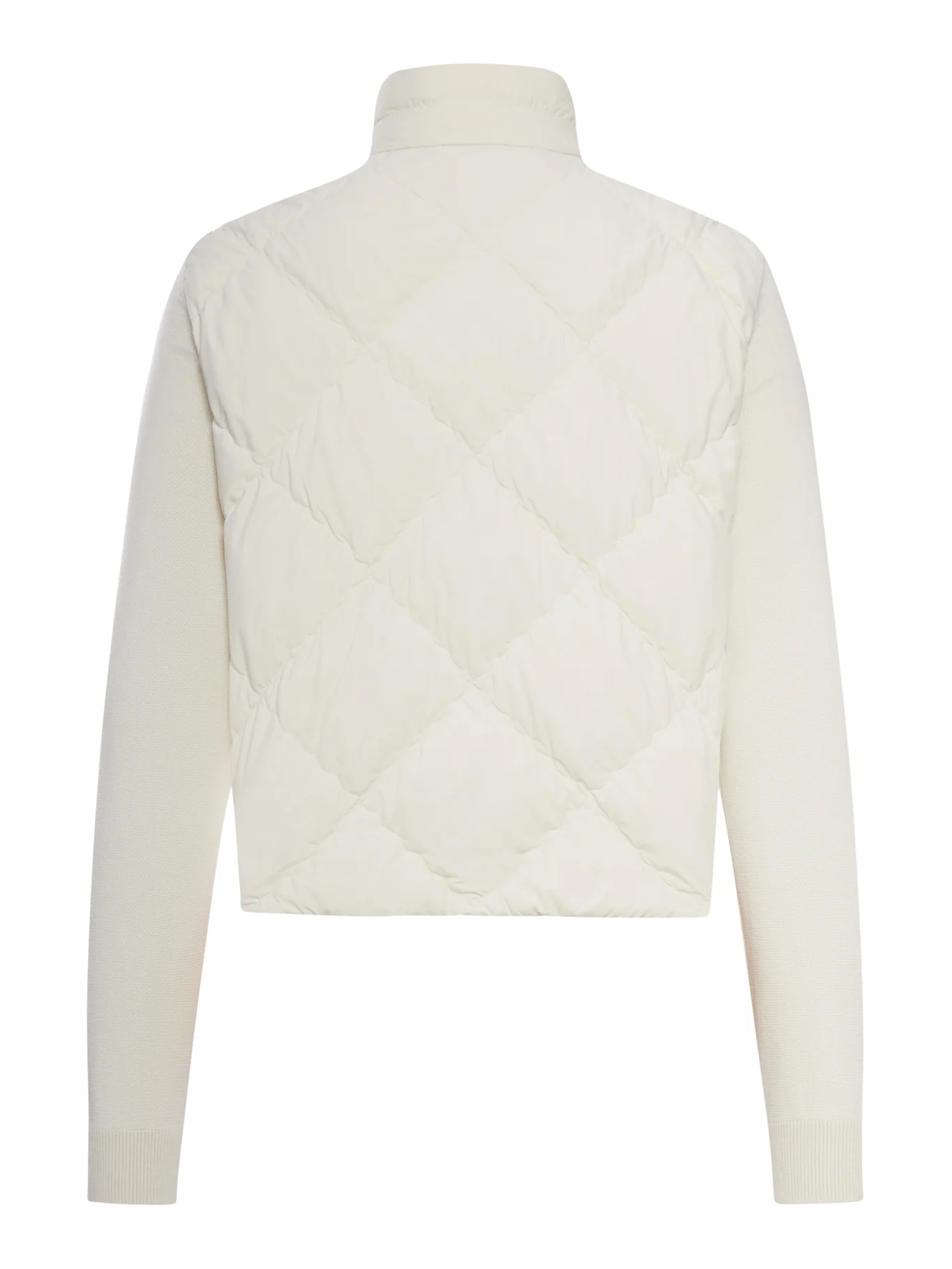 PADDED JACKET WITH KNITTED SLEEVES - Image 2