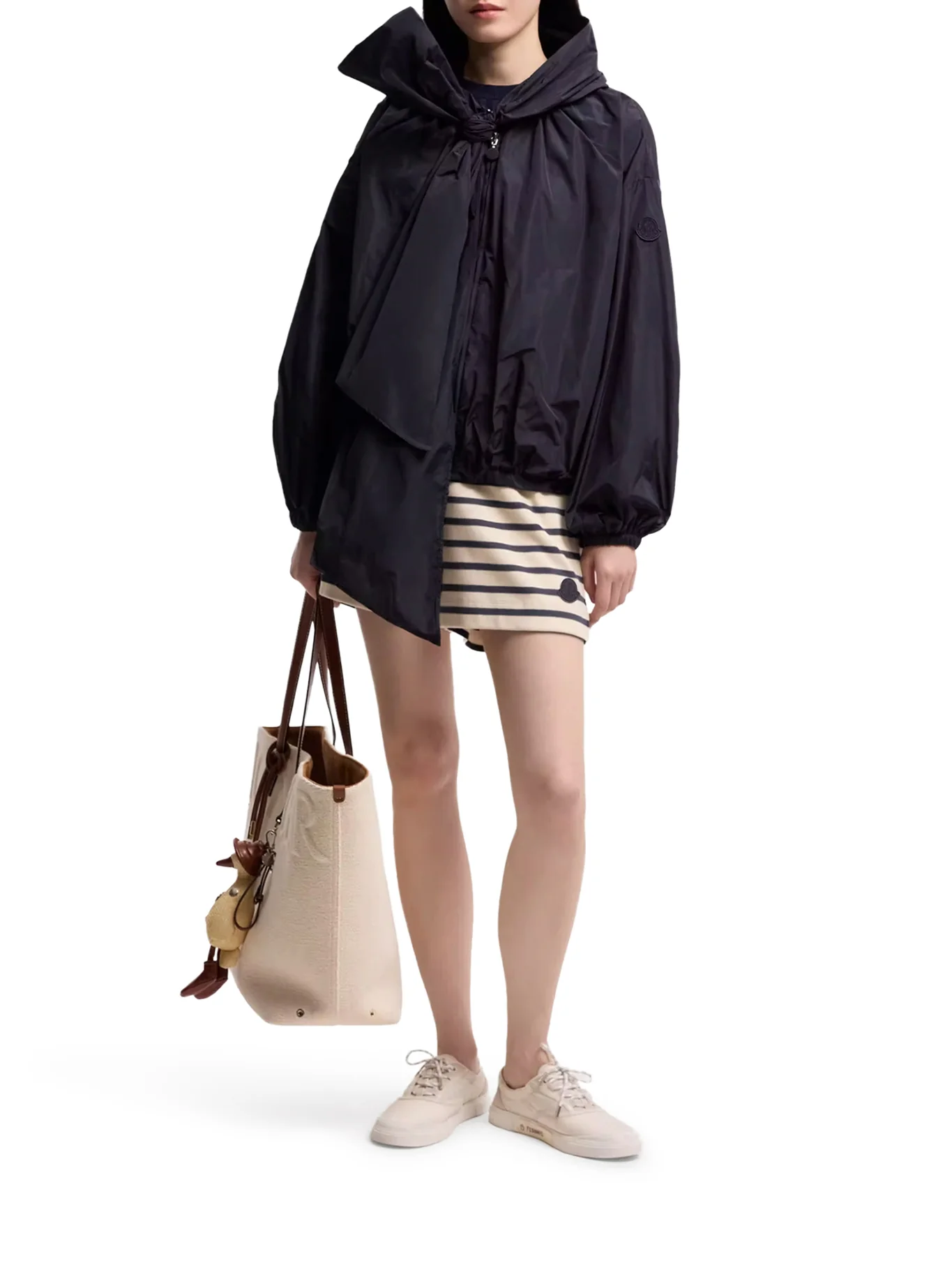 STRIPED SHORTS WITH DRAWSTRING AND LOGO - Image 2