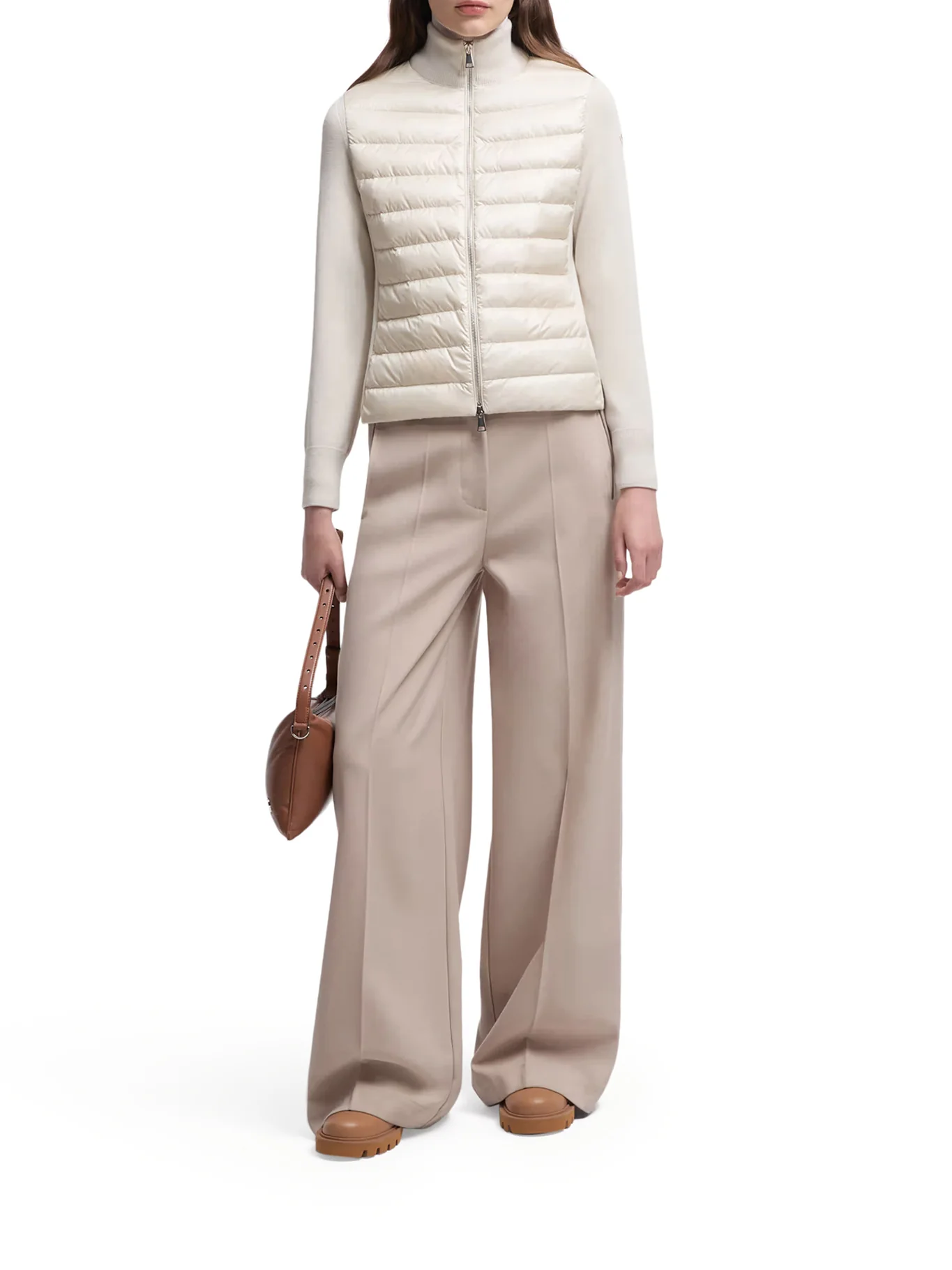 WOOL PADDED CARDIGAN WITH ZIP - Image 2
