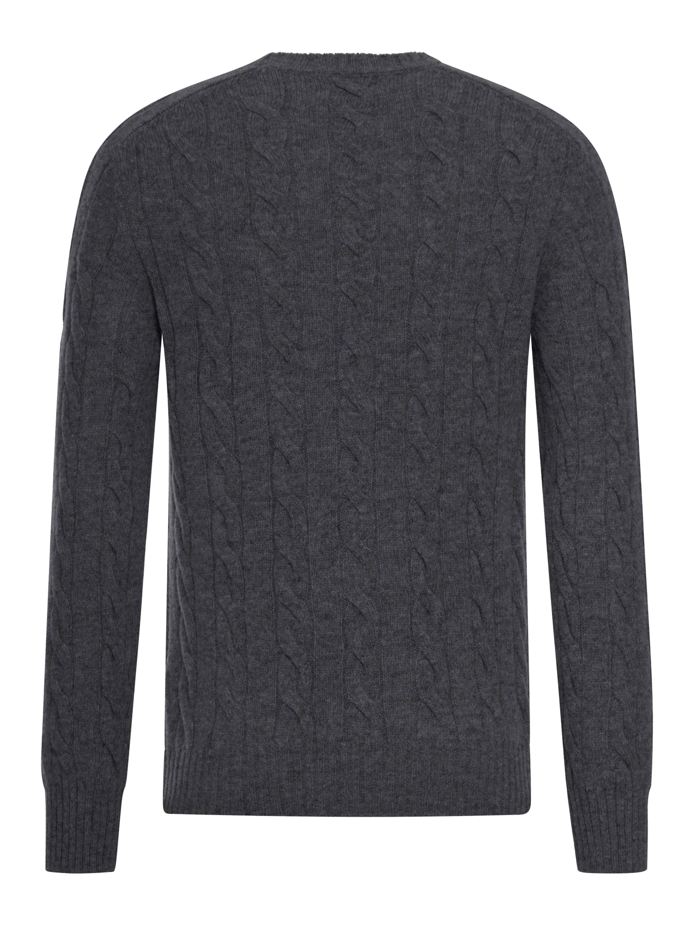 SHETLAND WOOL CABLE-KNIT CREWNECK - Image 2