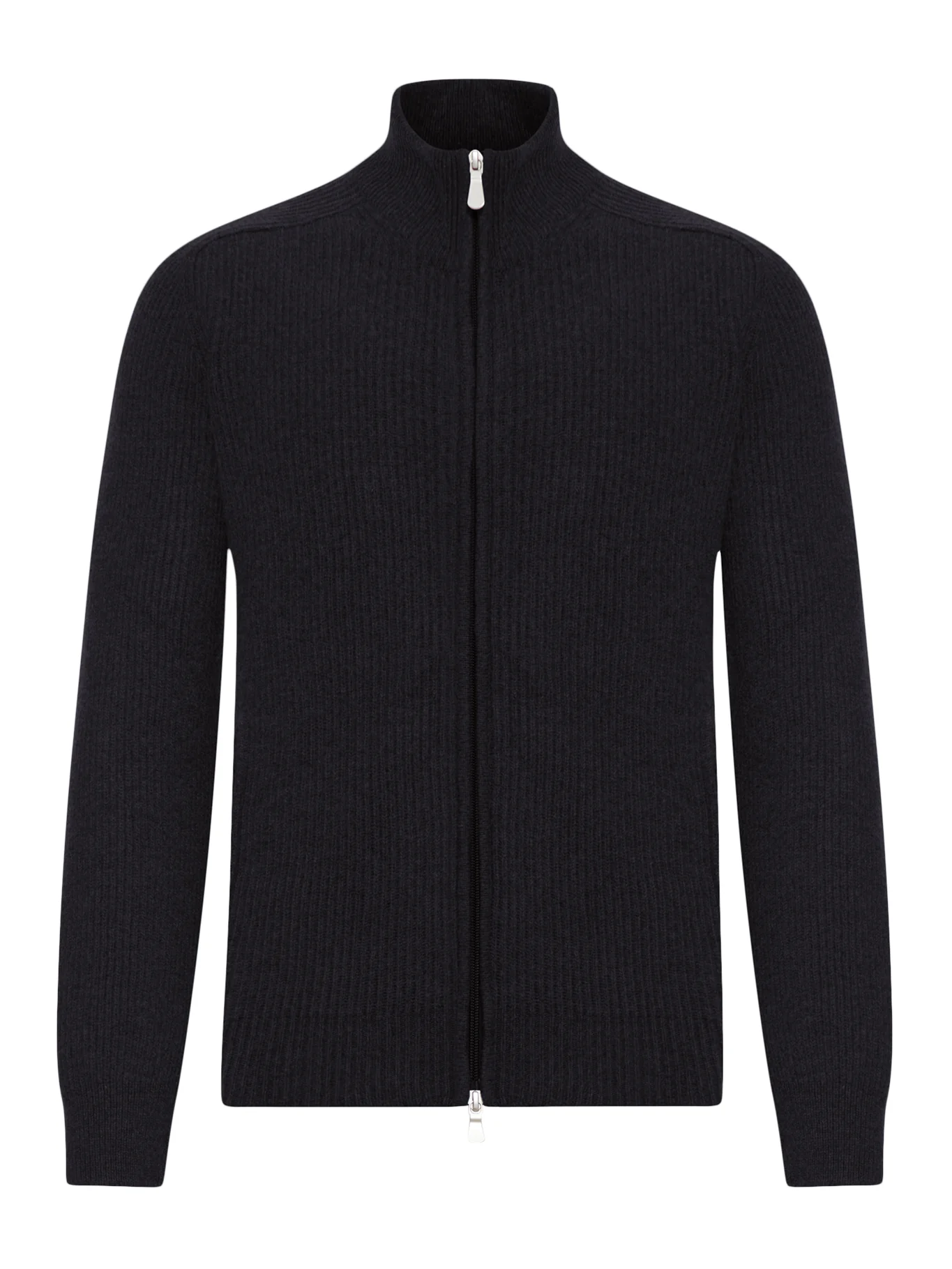 WOOL SWEATER WITH ZIP