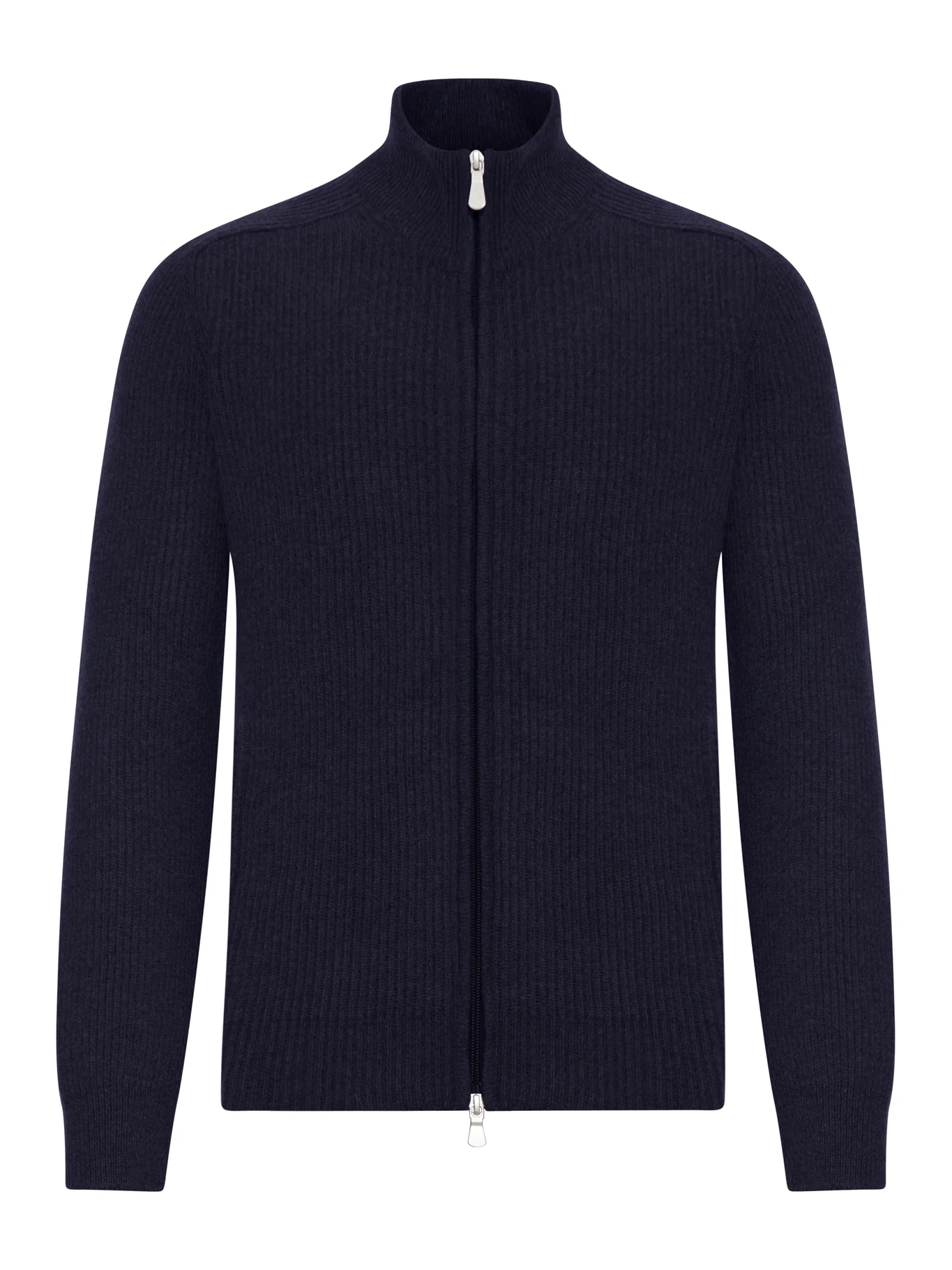 WOOL SWEATER WITH ZIP