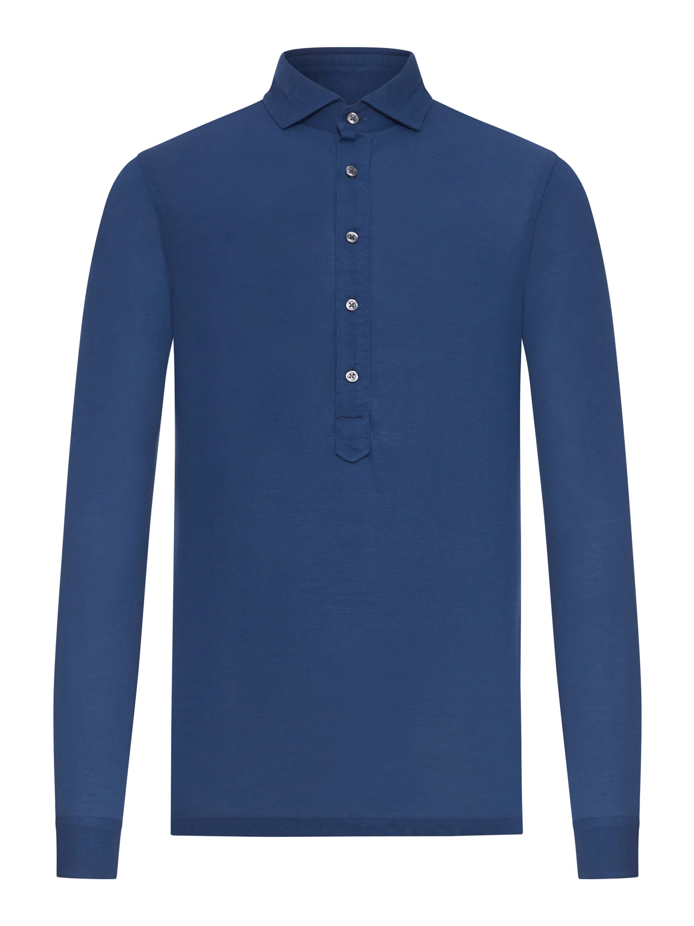 LONG-SLEEVED POLO SHIRT IN LIGHTWEIGHT COTTON