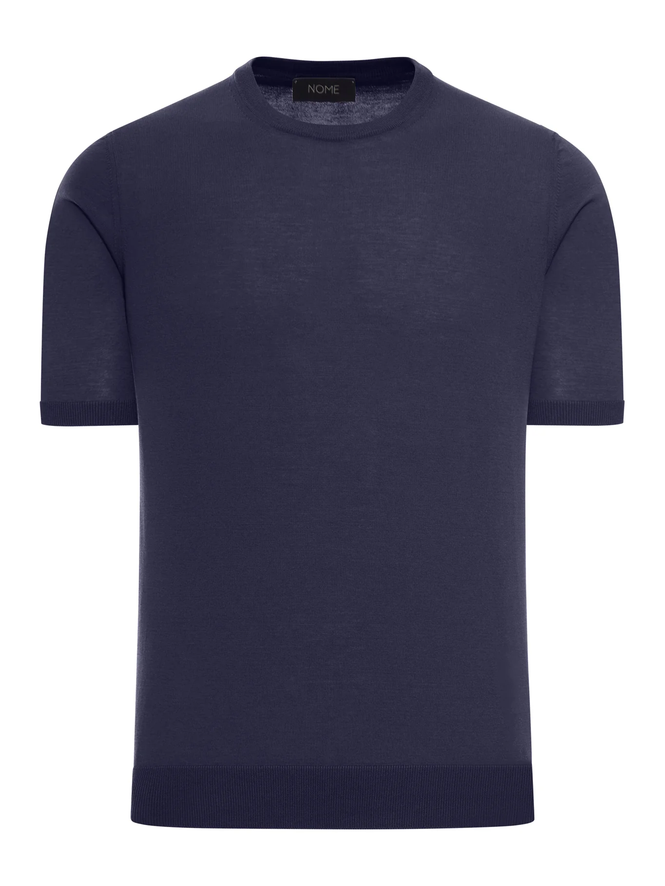 CREW NECK COTTON KNITTED T-SHIRT