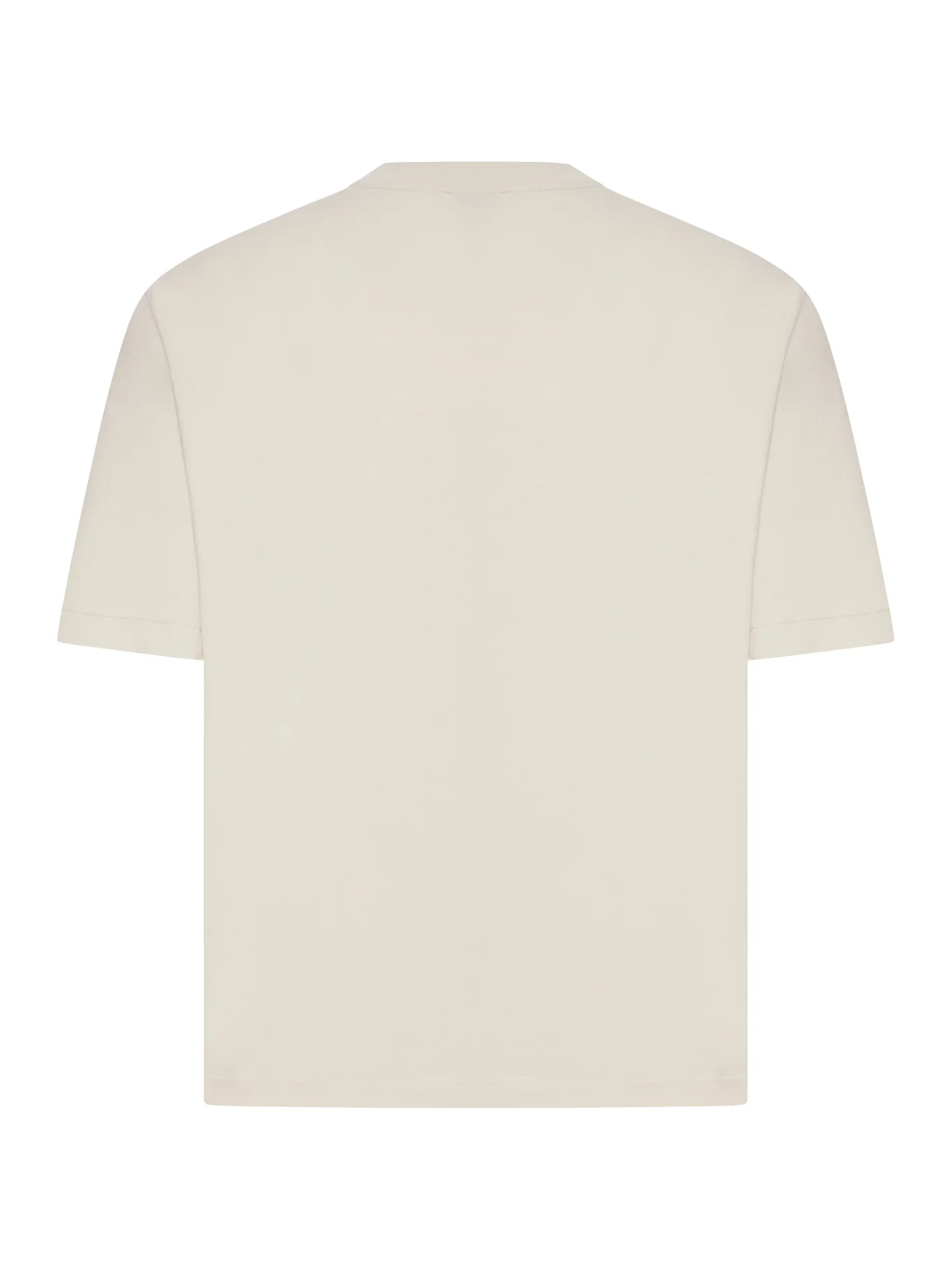 CREW NECK COTTON STATEMENT T-SHIRT - Image 2