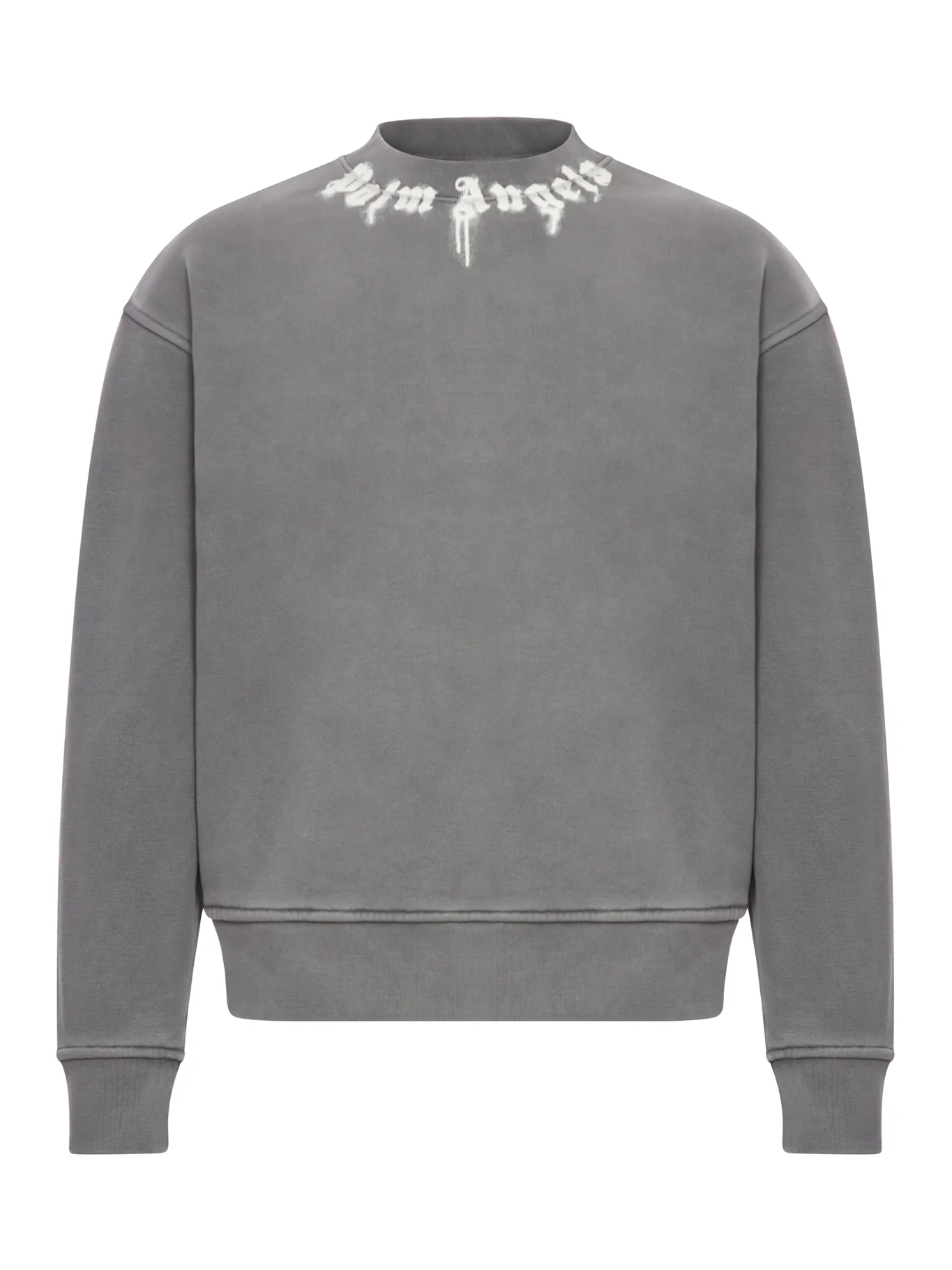 CREW NECK COTTON SWEATSHIRT WITH LOGO