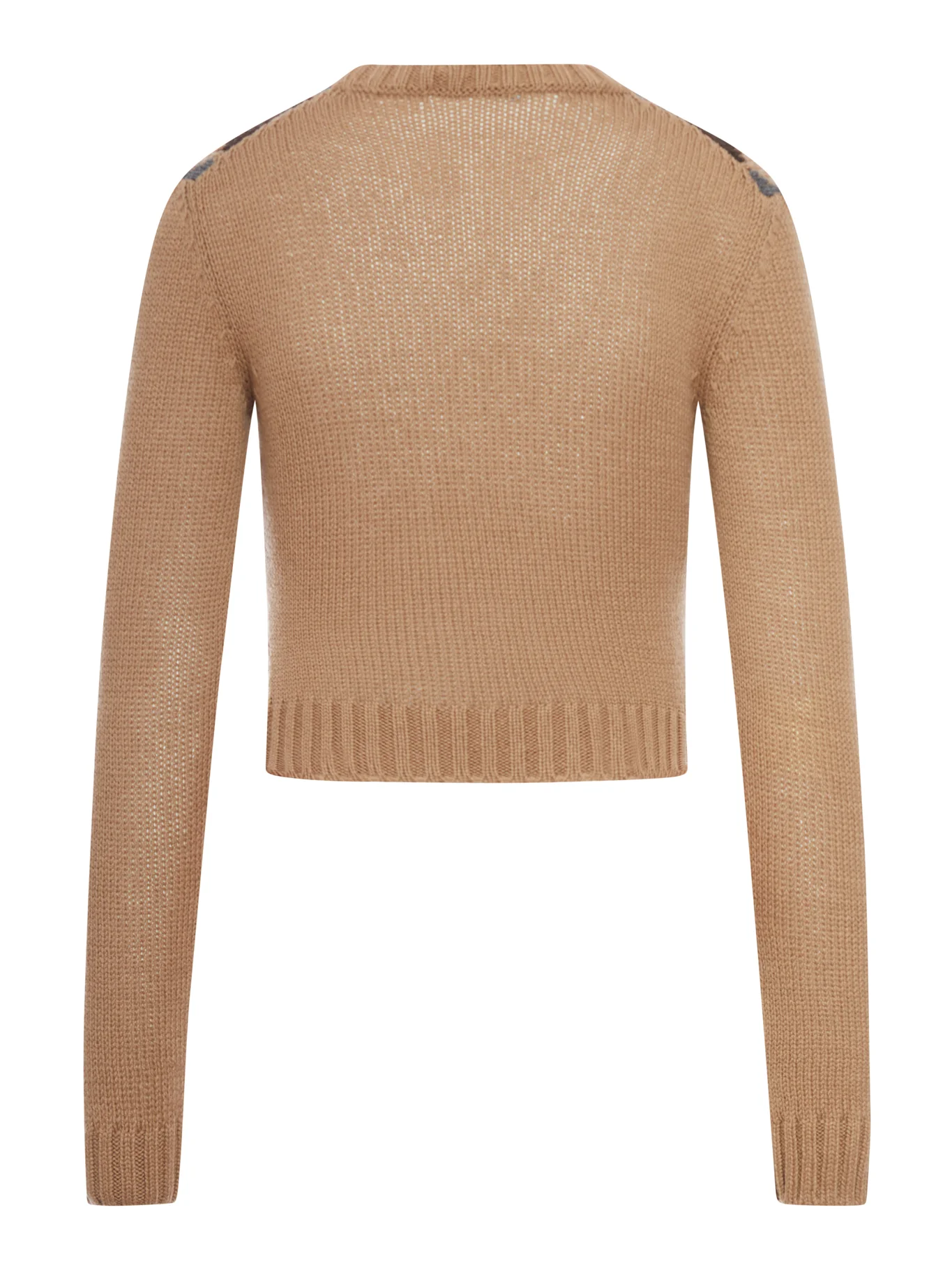 CASHMERE SWEATER WITH GEOMETRIC PATTERN - Image 2