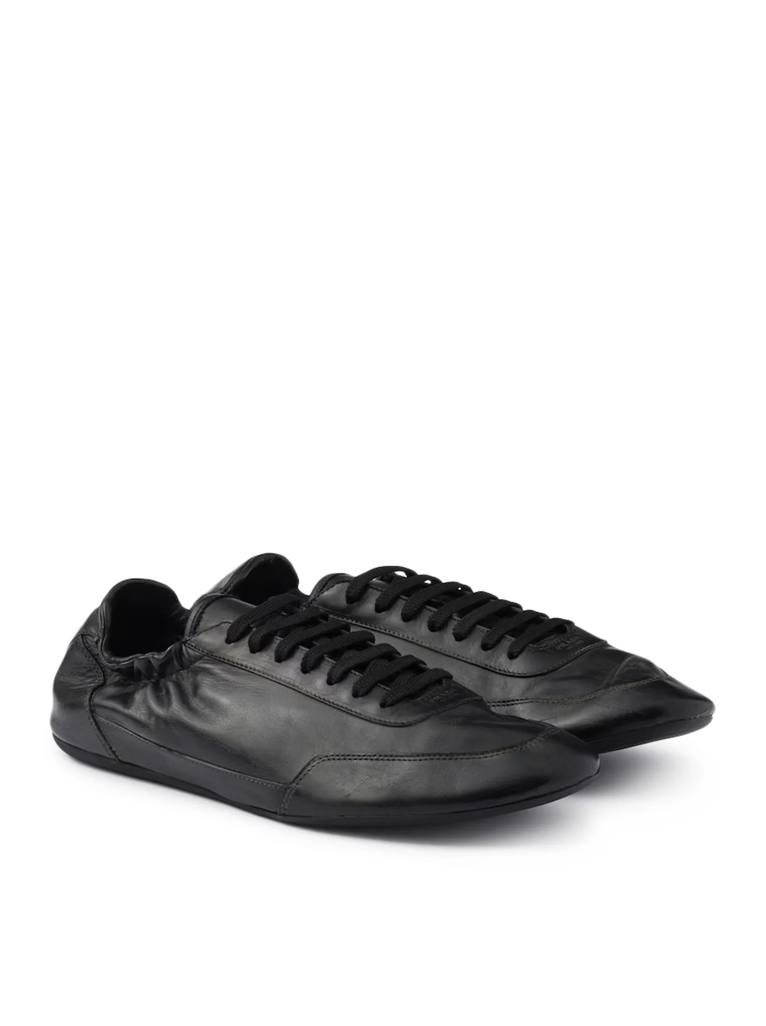 COLLAPSE LEATHER SNEAKERS - Image 3