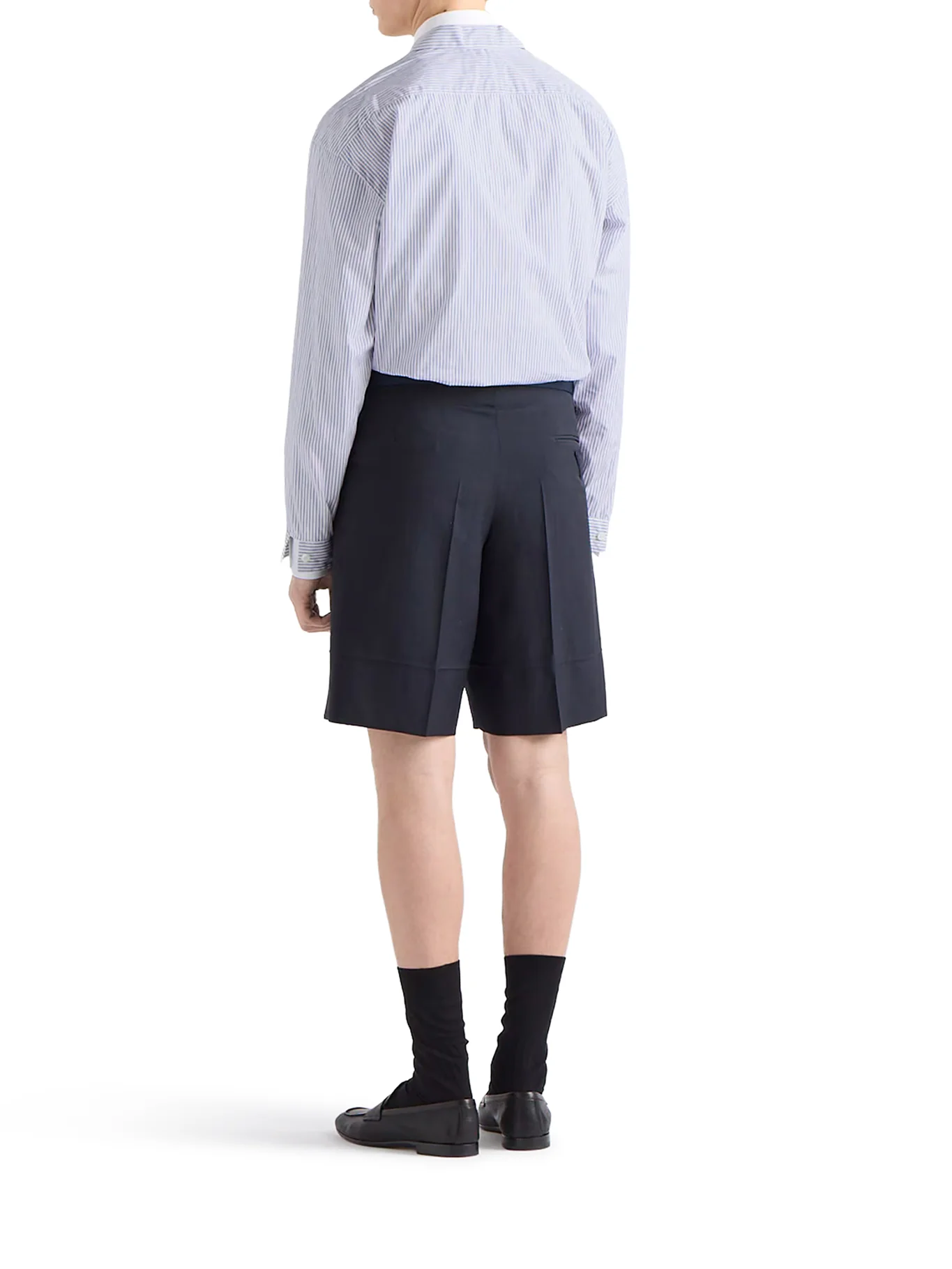 COTTON POPLIN SHIRT WITH STRIPED PATTERN - Image 4