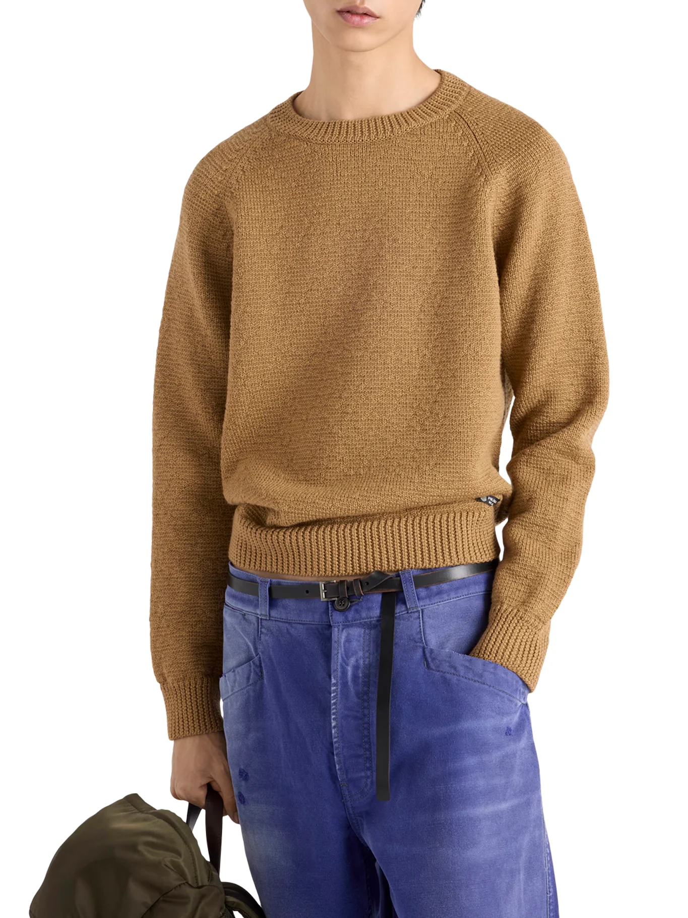 CREW NECK SWEATER IN VIRGIN WOOL - Image 3