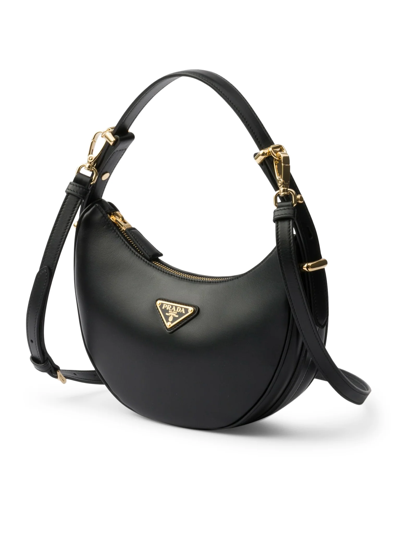 PRADA ARQUÉ LEATHER SHOULDER BAG - Image 4