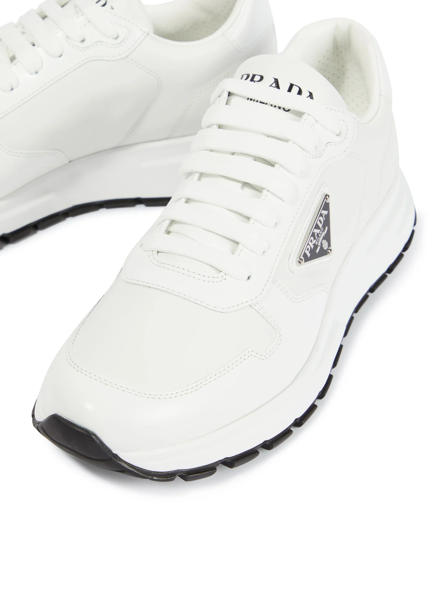 PRAX 01 SNEAKERS IN RE-NYLON AND BRUSHED LEATHER - Image 5